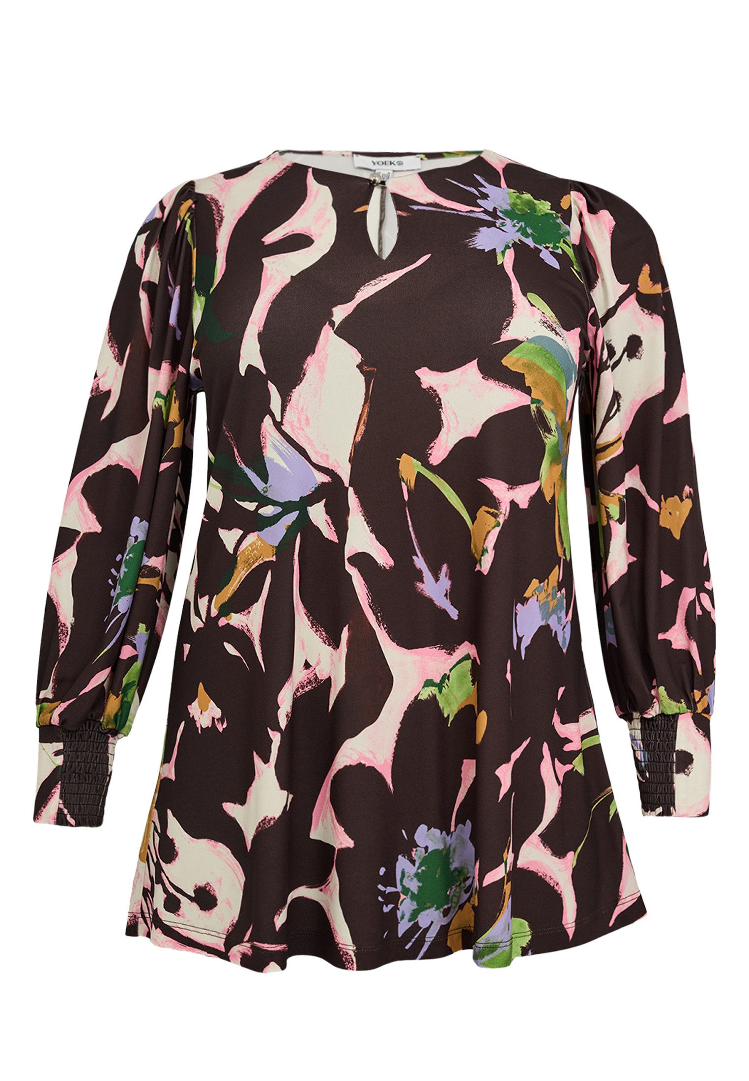 YOEK Tunika Damen Tunika mit Druck