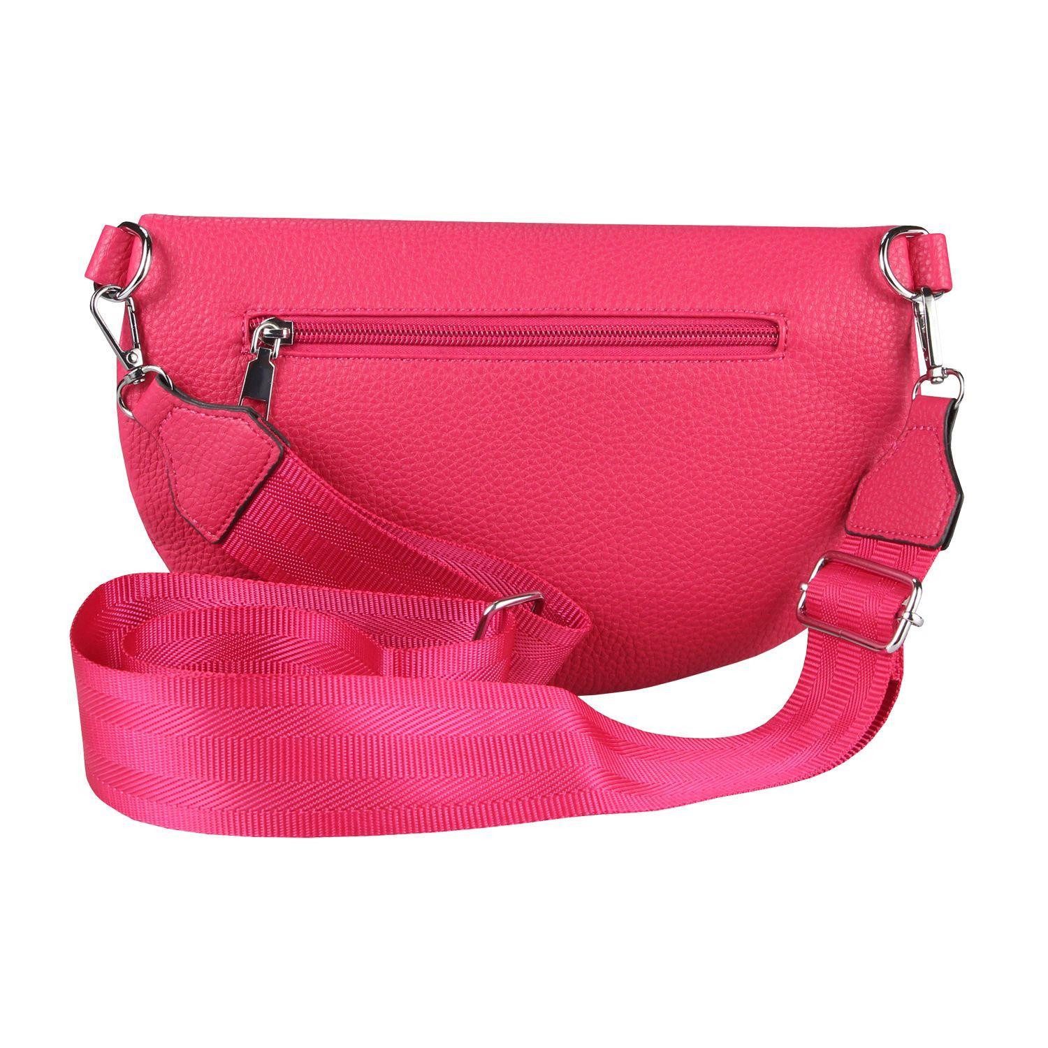 ITALYSHOP24 Bauchtasche Damen Gürteltasche Umhängetasche CrossBody günstig online kaufen