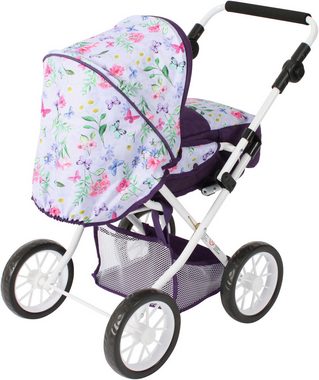 CHIC2000 Kombi-Puppenwagen Leni, Flowers lila