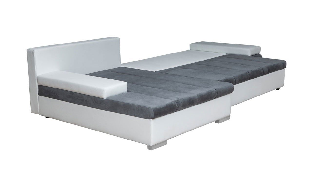 mit Bangkok, Couch MIRJAN24 Bettkasten Eckcouch, Ecksofa L-Form und Moderne Schlaffunktion,