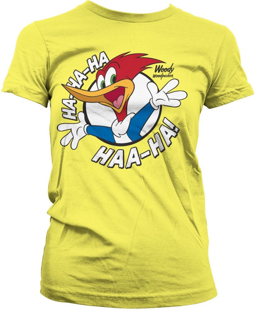 Woody Woodpecker T-Shirt Hahaha Girly Tee