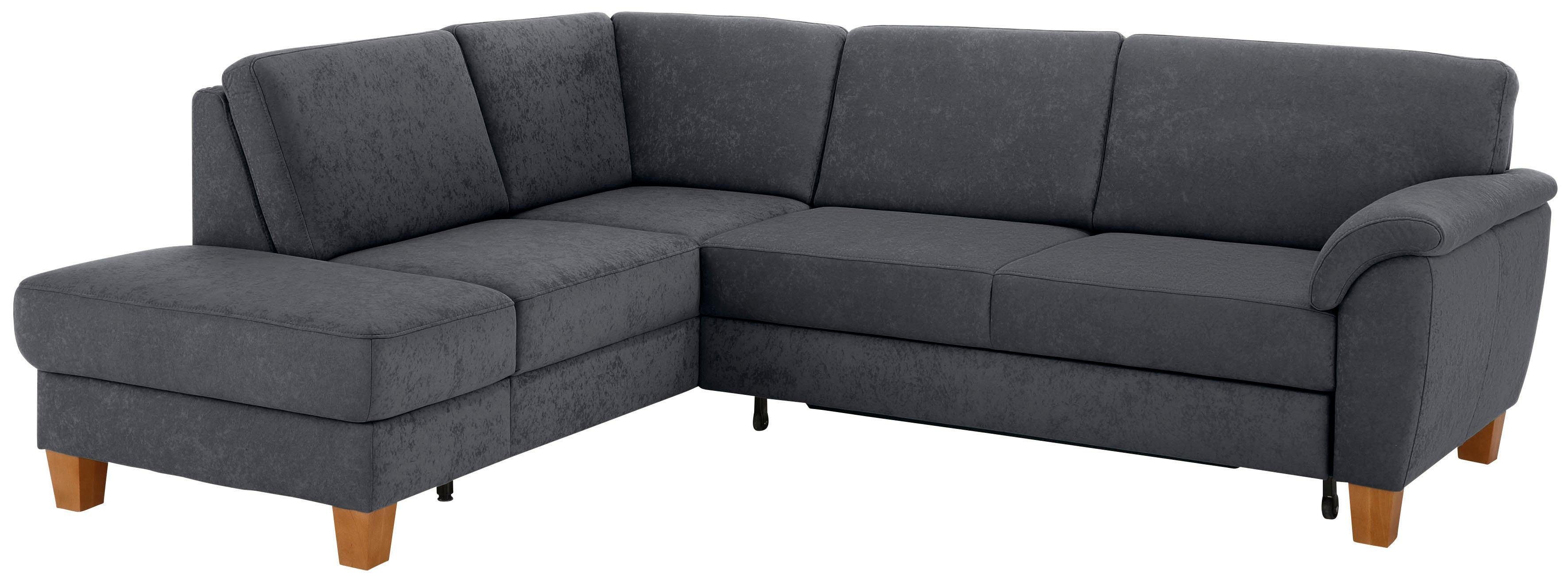 Home affaire Ecksofa "Alta L-Form" mit Federkern und Kontrastnaht, Füße Buc günstig online kaufen