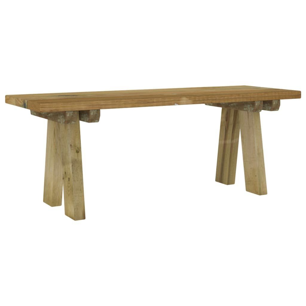furnicato Gartenbank 110 cm Massivholz Kiefer günstig online kaufen