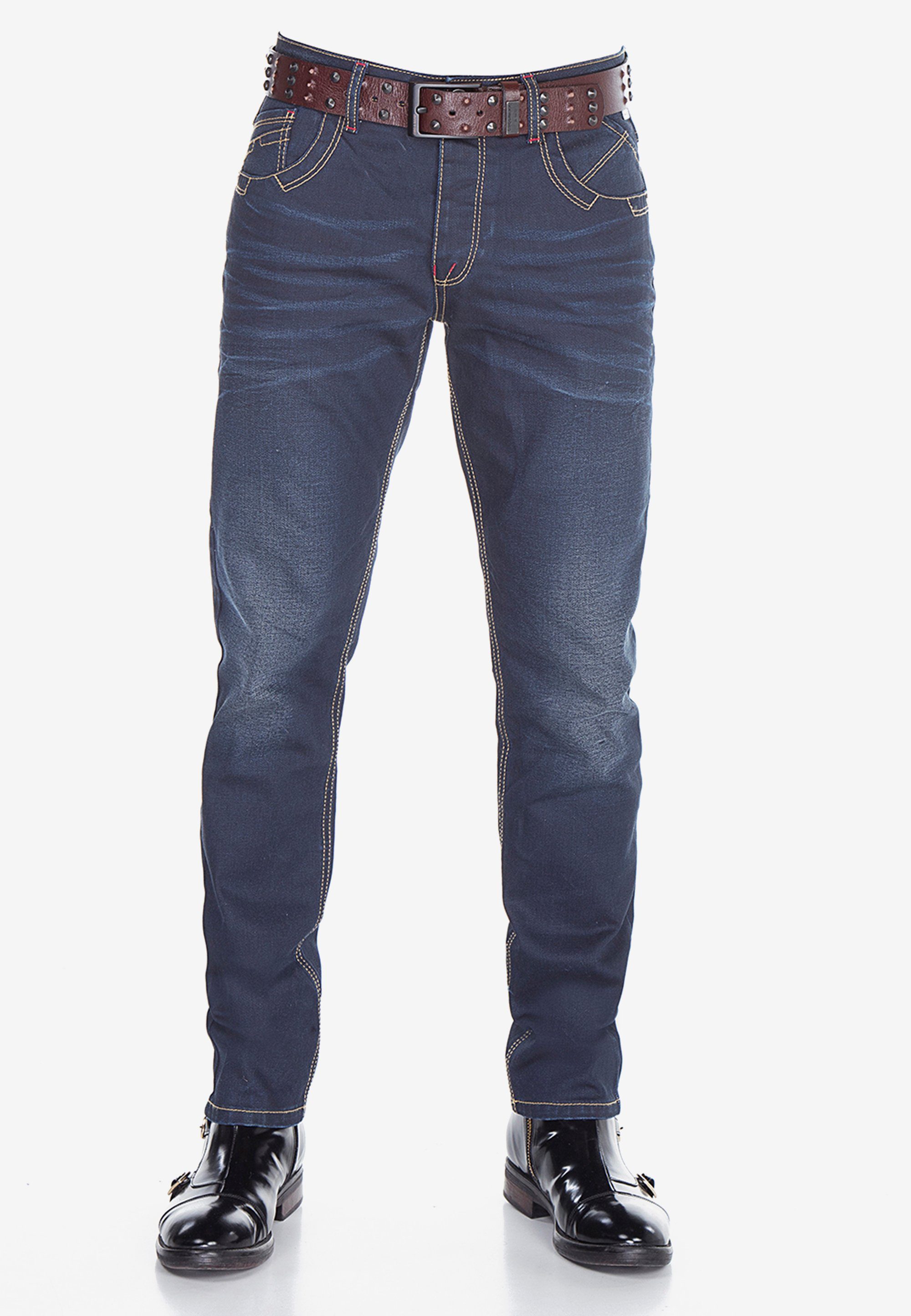 Cipo & Baxx Bequeme Jeans mit klassischem Schnitt | Jeans