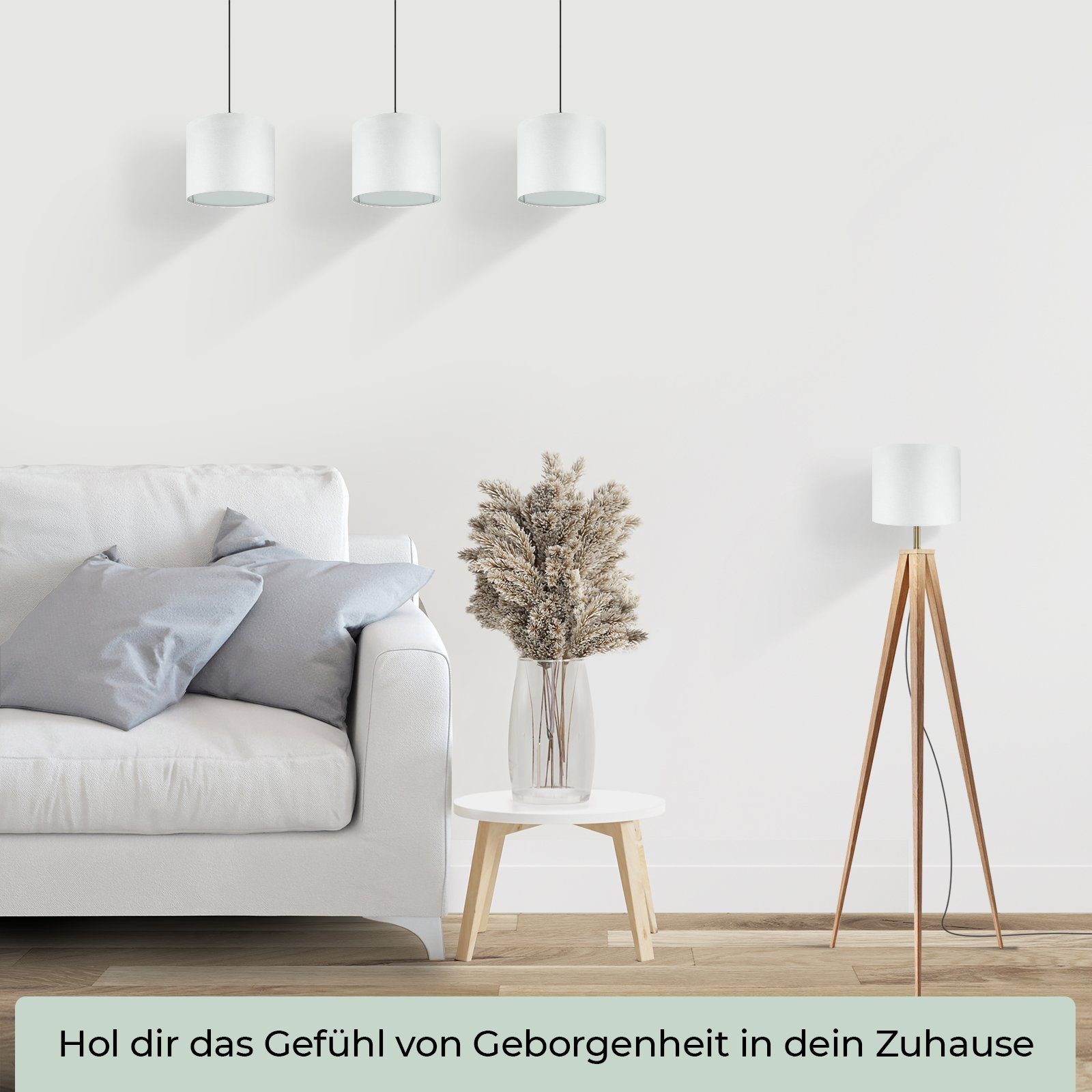 Wogati Lampenschirm Premium Hänge- und Stehlampe Lampenschirm Wogati