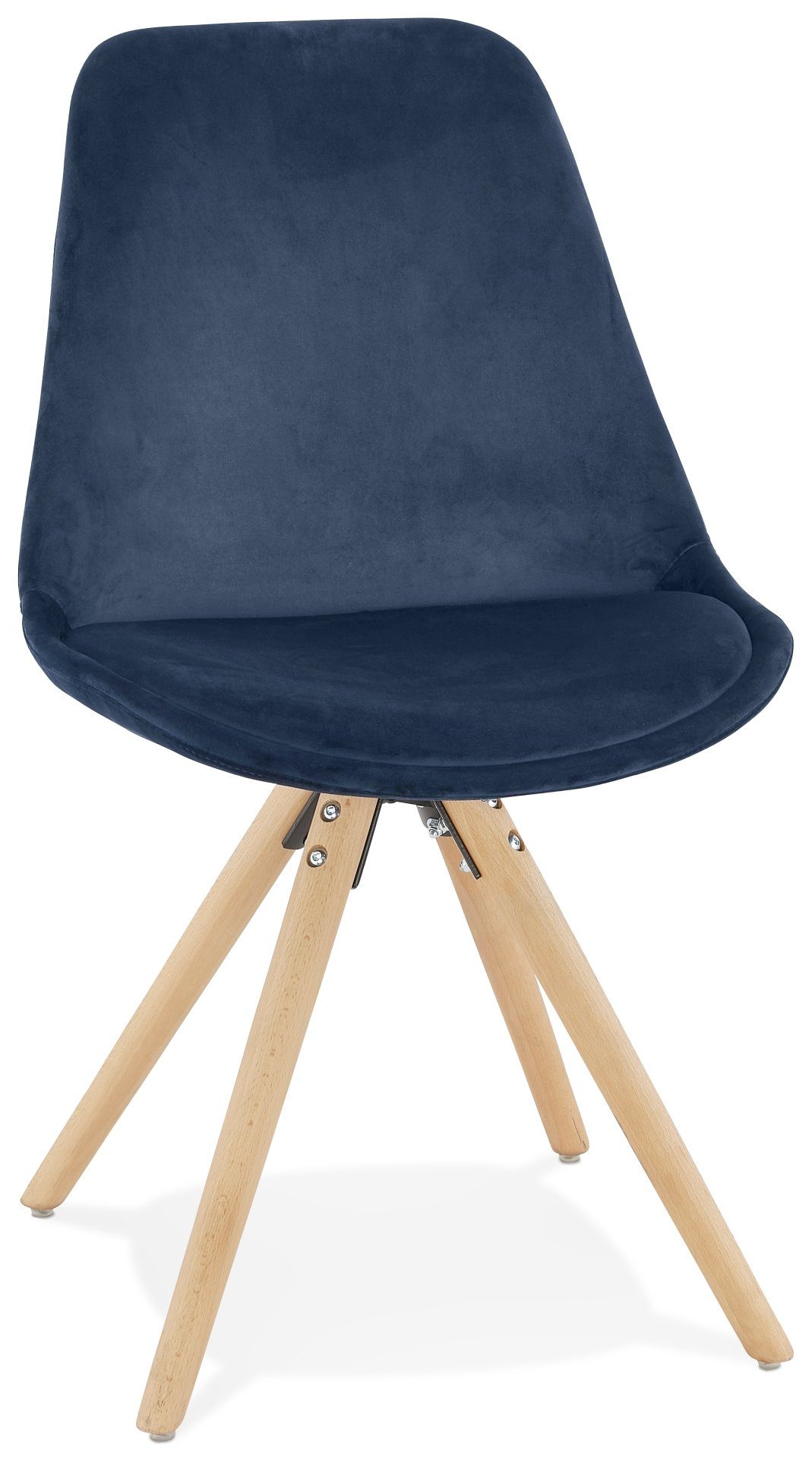 Kokoon Design JONES Blau Naturbelassen | Esszimmerstuhl