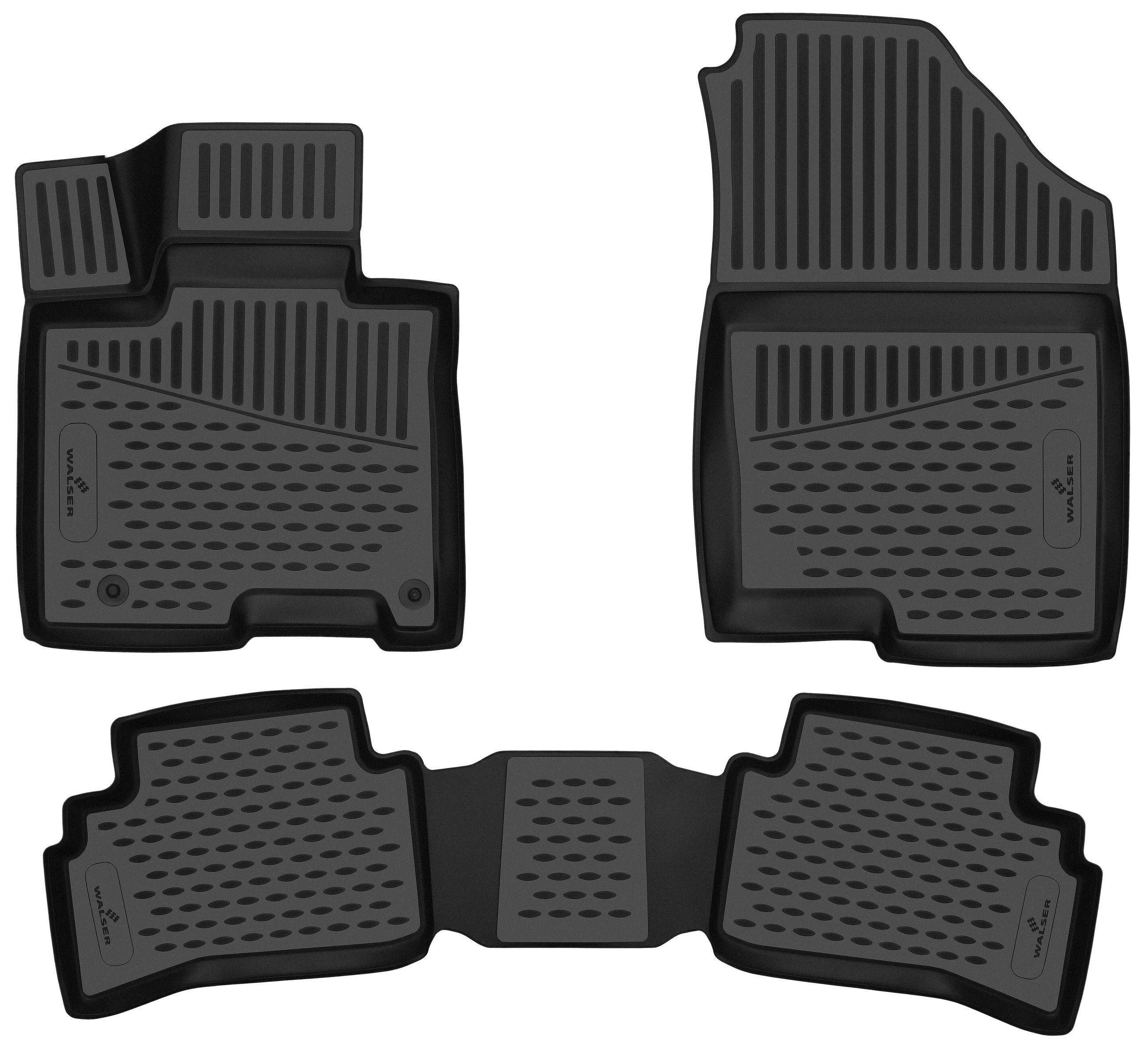 WALSER Kofferraumwanne Automatte Passform XTR (3 St), für HYUNDAI TUCSON (NX4E, NX4A)
