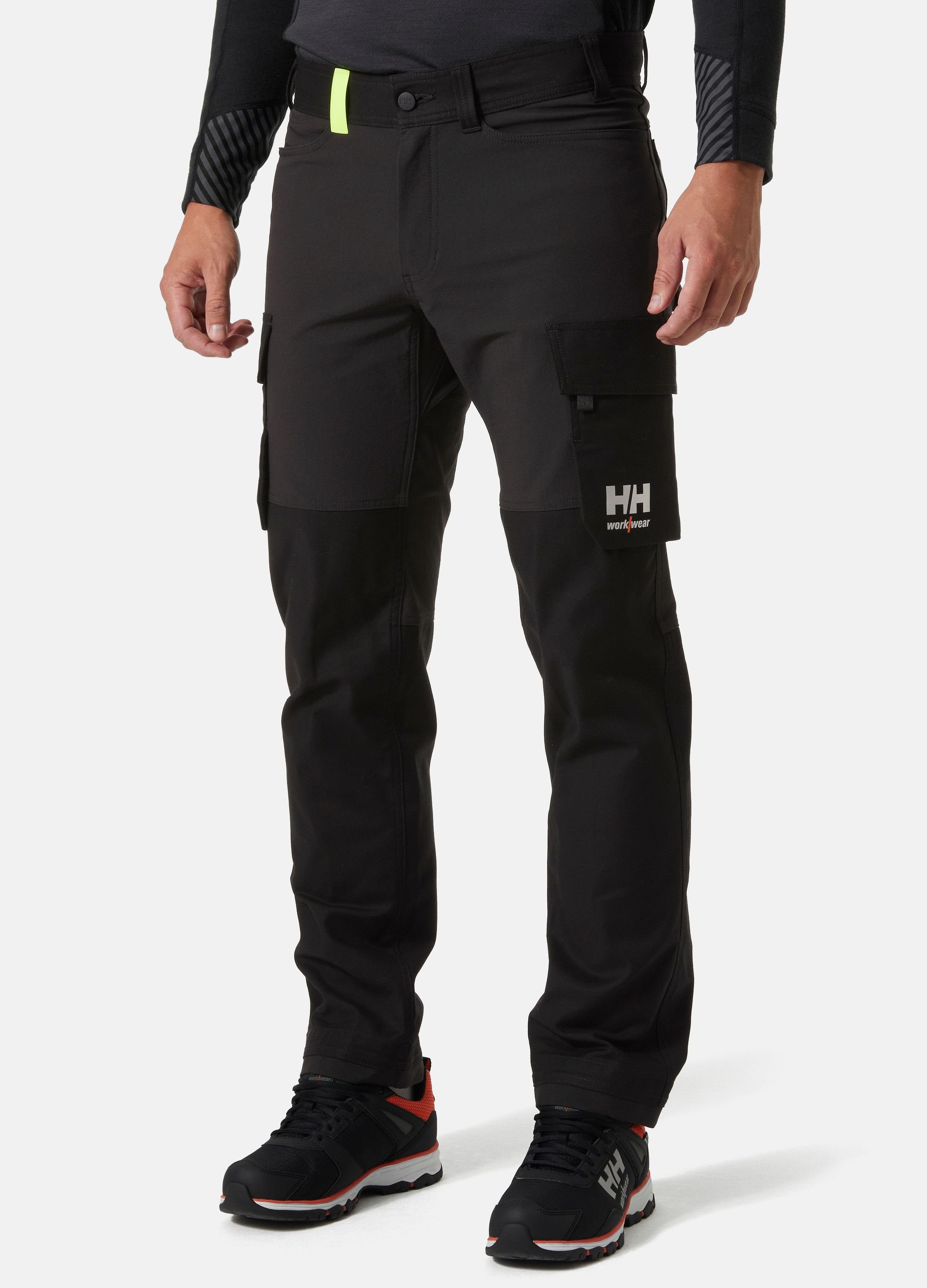 Helly Hansen 4X Pant black Arbeitsbundhose (1-tlg) Cargo Oxford