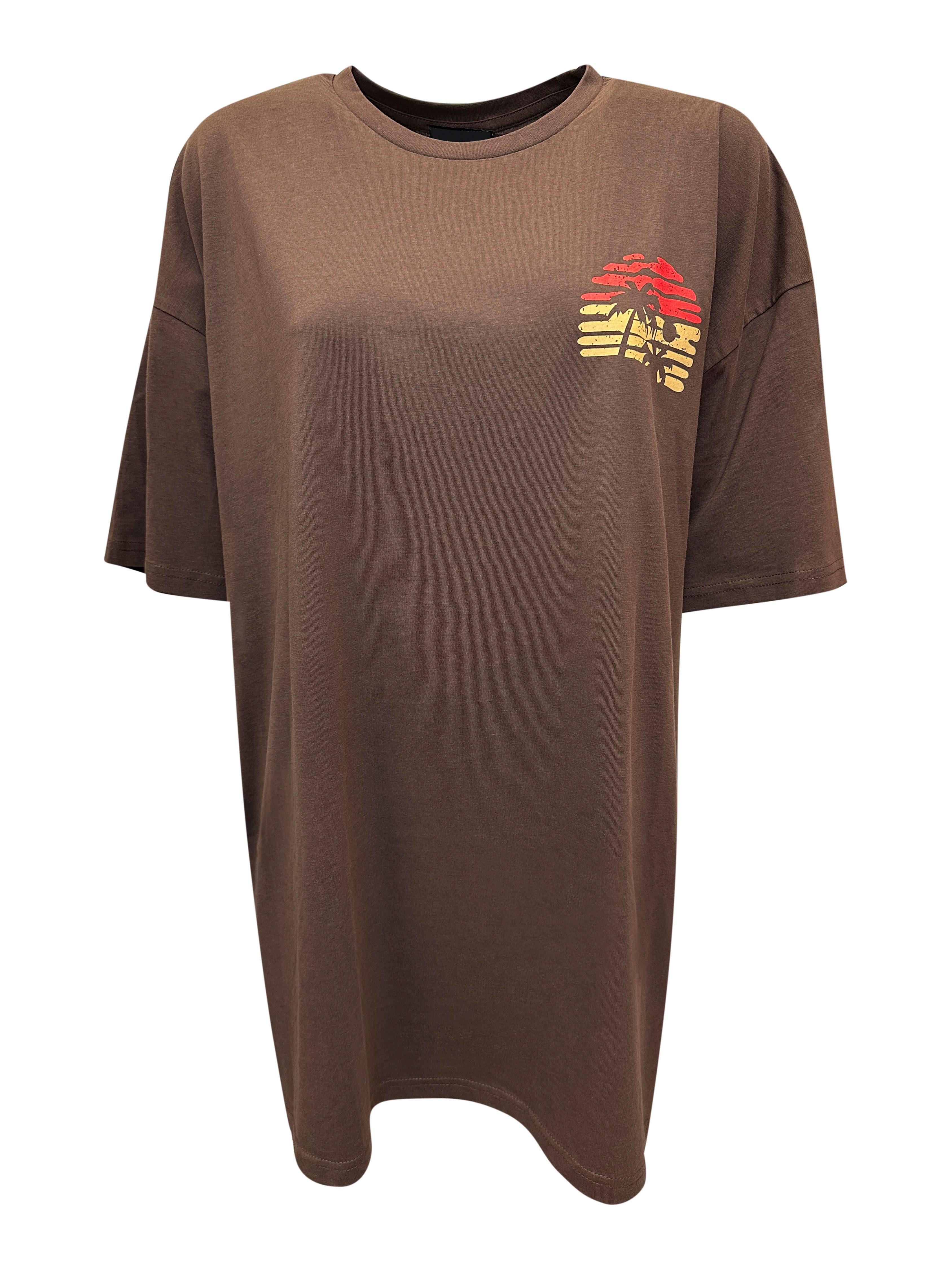 Worldclassca T-Shirt Worldclassca Oversized Print SUNSET günstig online kaufen