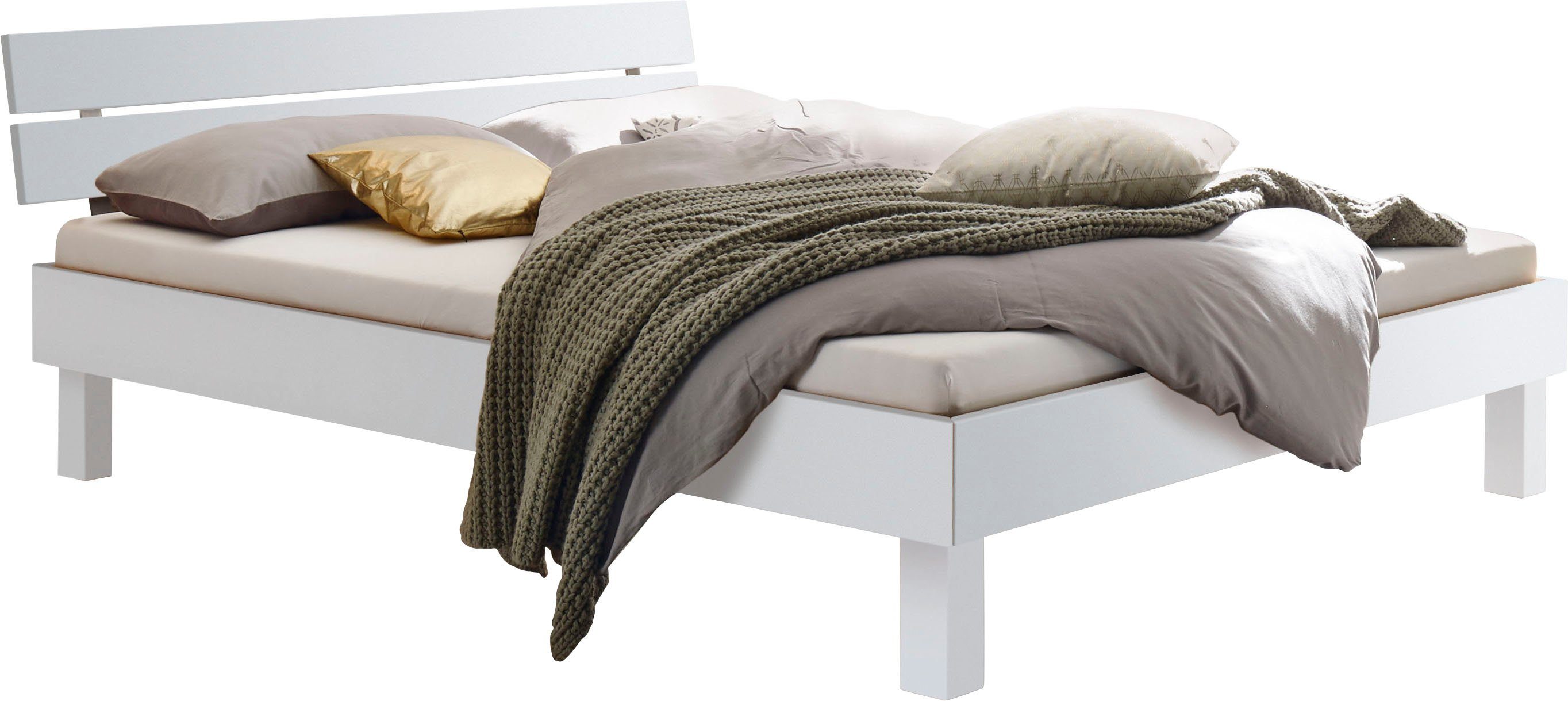 HASENA Holzbett Prato, Fußhöhe 25 cm