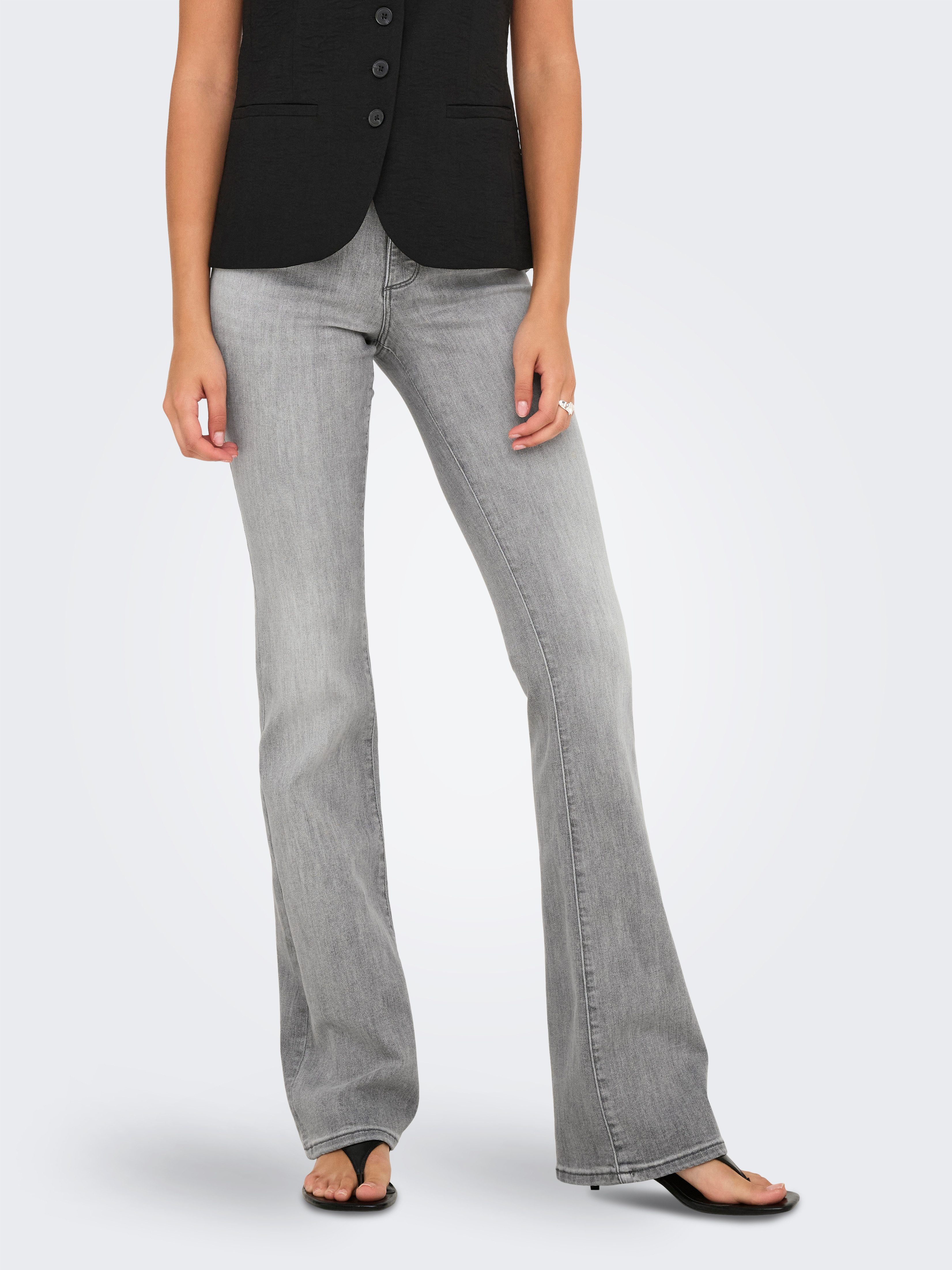 ONLY Bootcut-Jeans ONLANN MID FLARED DNM günstig online kaufen