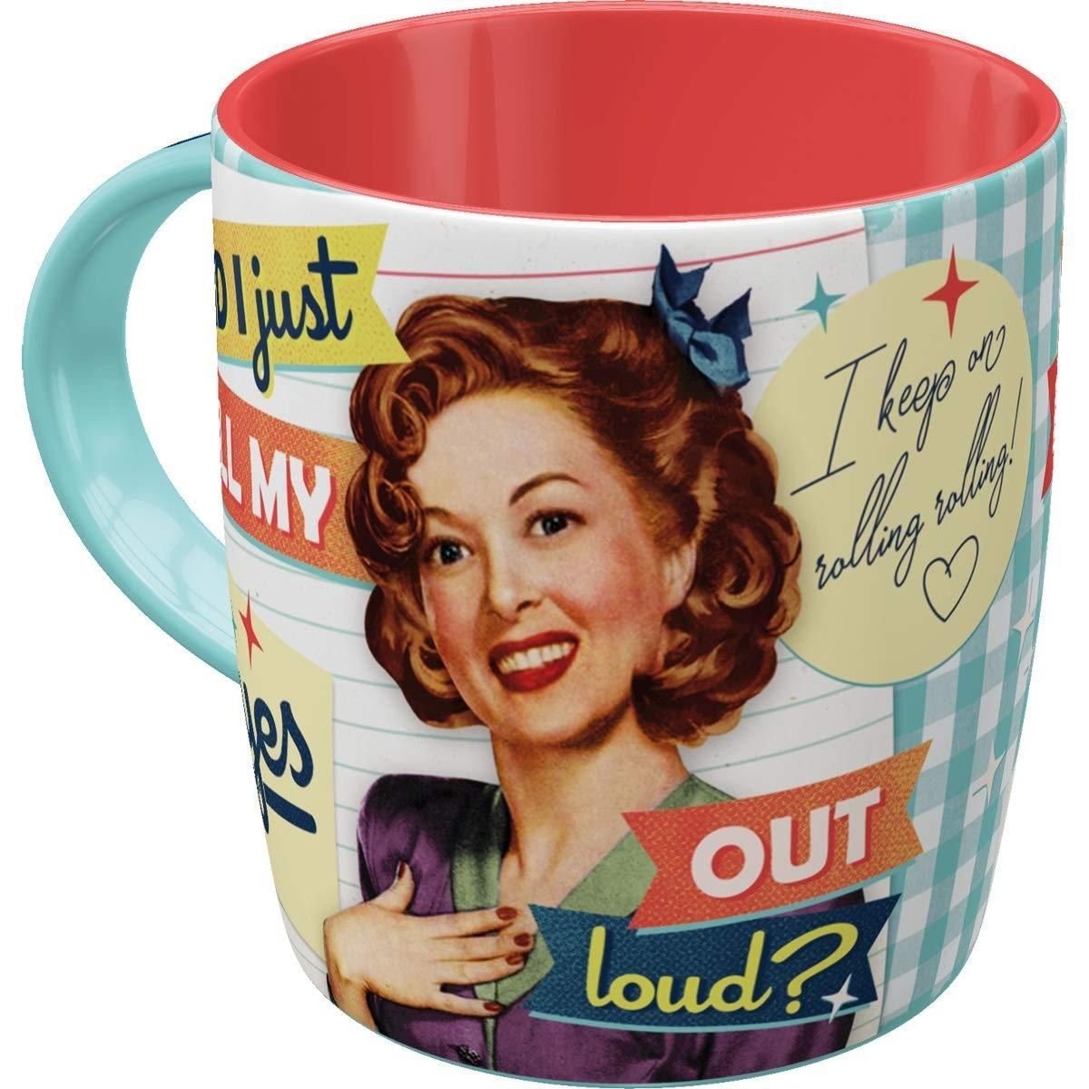 Nostalgic-Art Tasse Kaffeetasse - Say it 50's - Did I Just Roll my Eyes