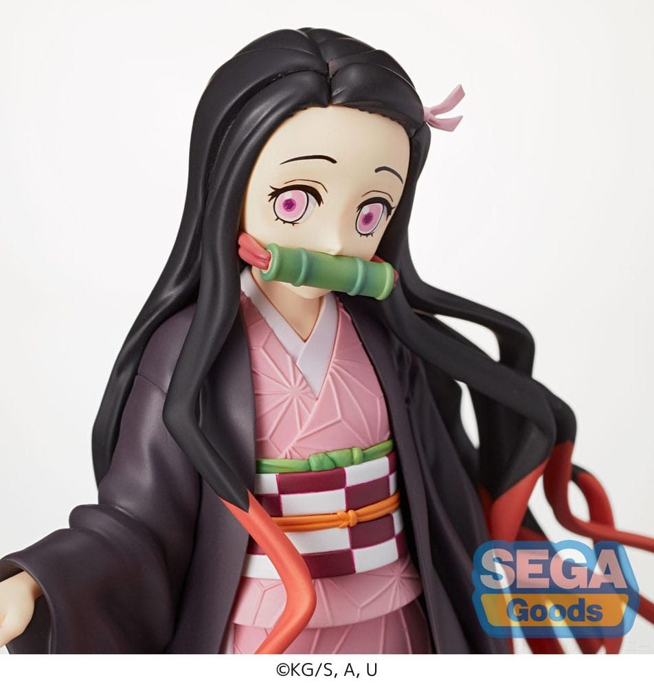 Sega Merchandise-Figur Demon Slayer: Kimetsu no Yaiba SPM Nezuko Kamado Sibling Bond 19 cm
