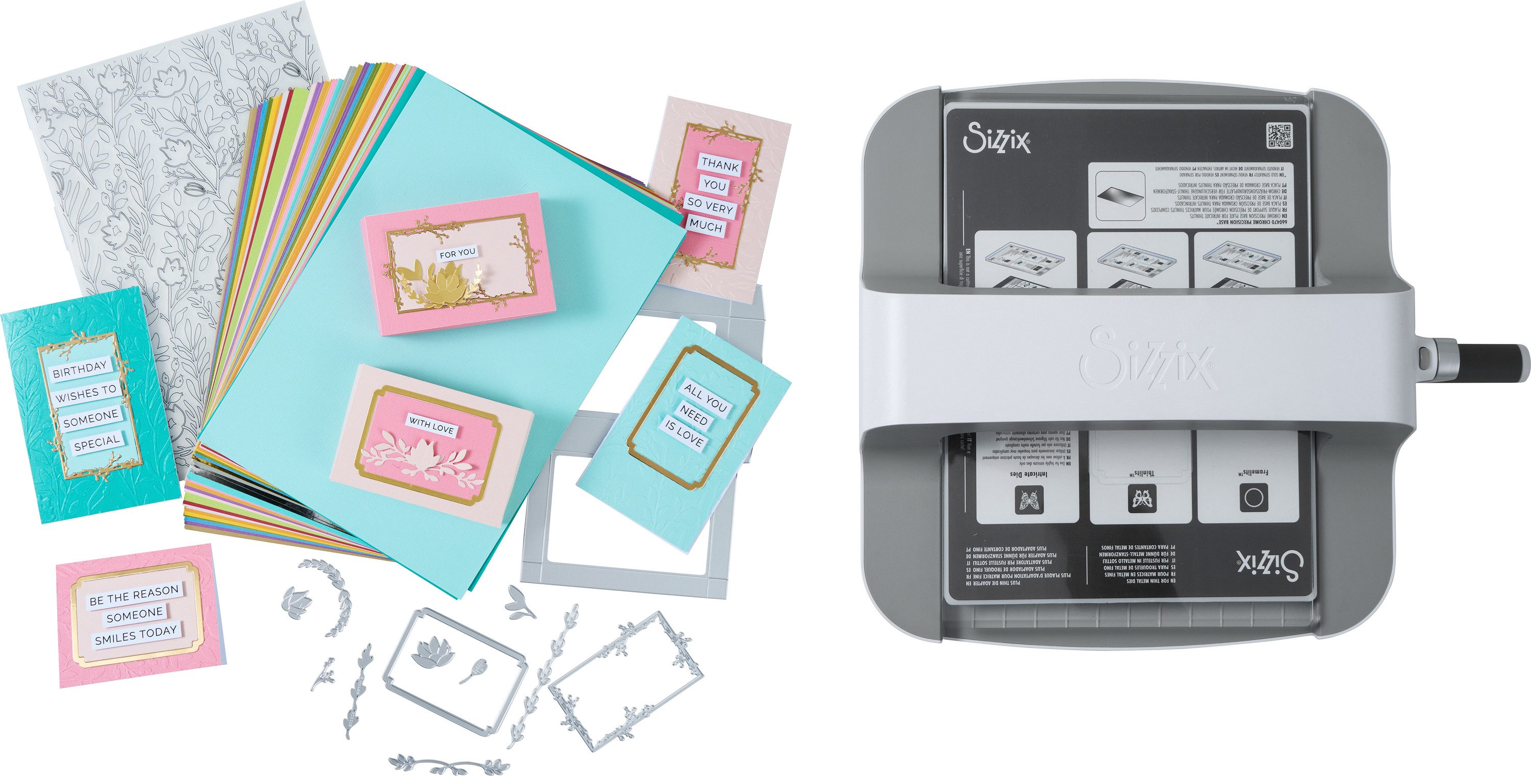 Sizzix Motivschablone New Big Shot Plus Starter Kit, 32.8x16.8x35.5 cm