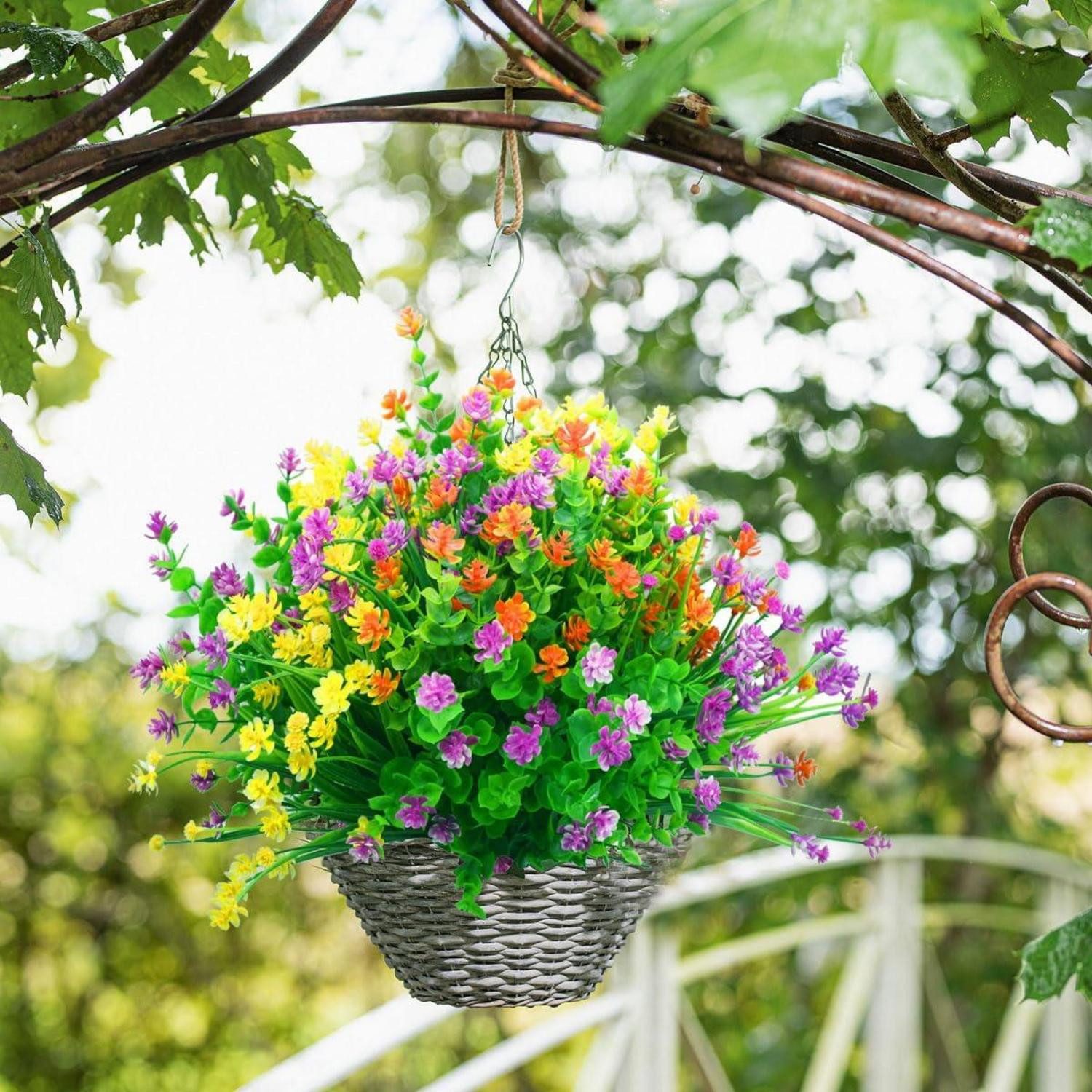 LuxusKollektion Blumenkasten Künstliche Blumen Balkon 12 günstig online kaufen