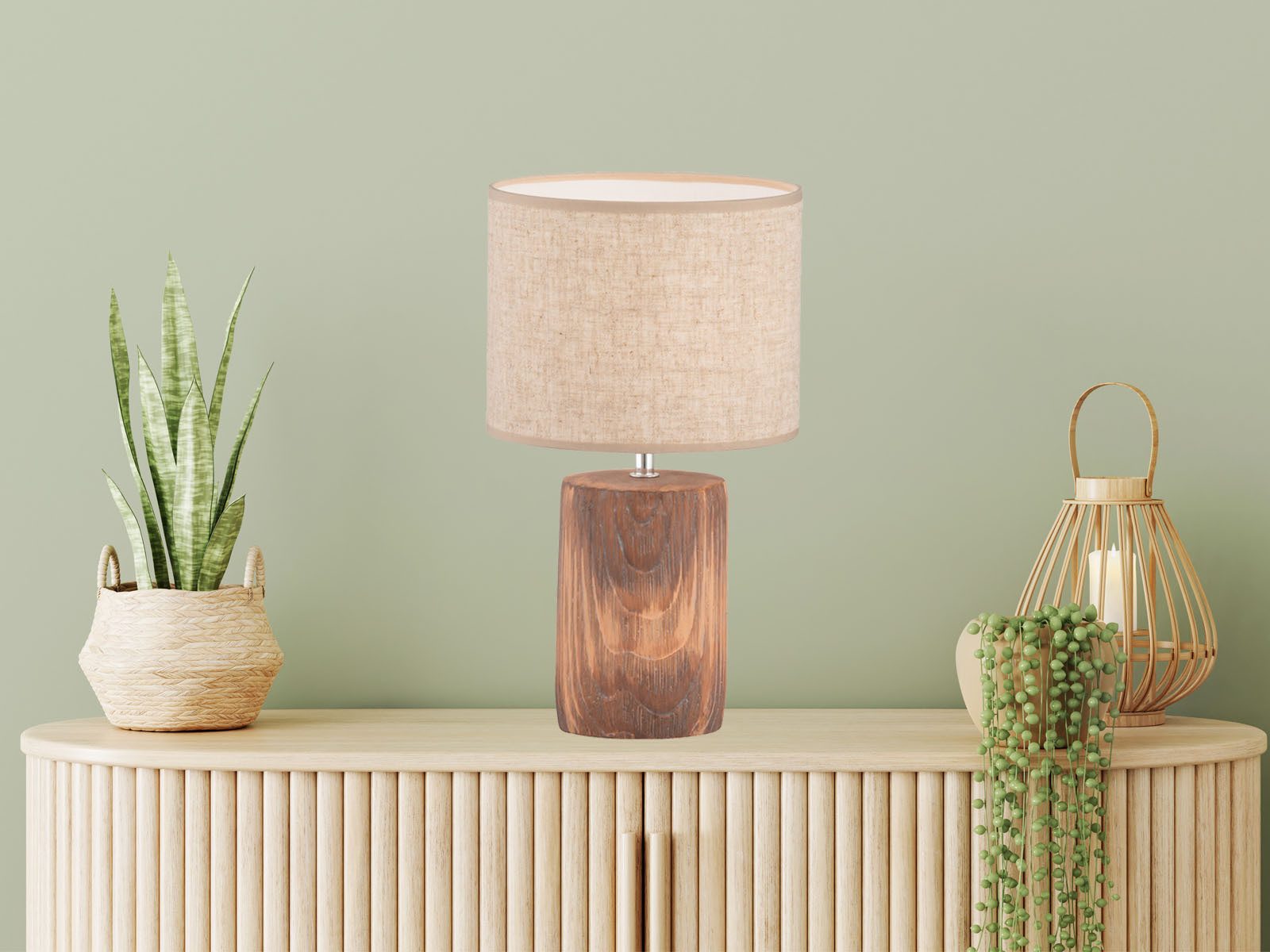 FISCHER & HONSEL LED Nachttischlampe, Dimmfunktion, LED wechselbar, Warmwei günstig online kaufen