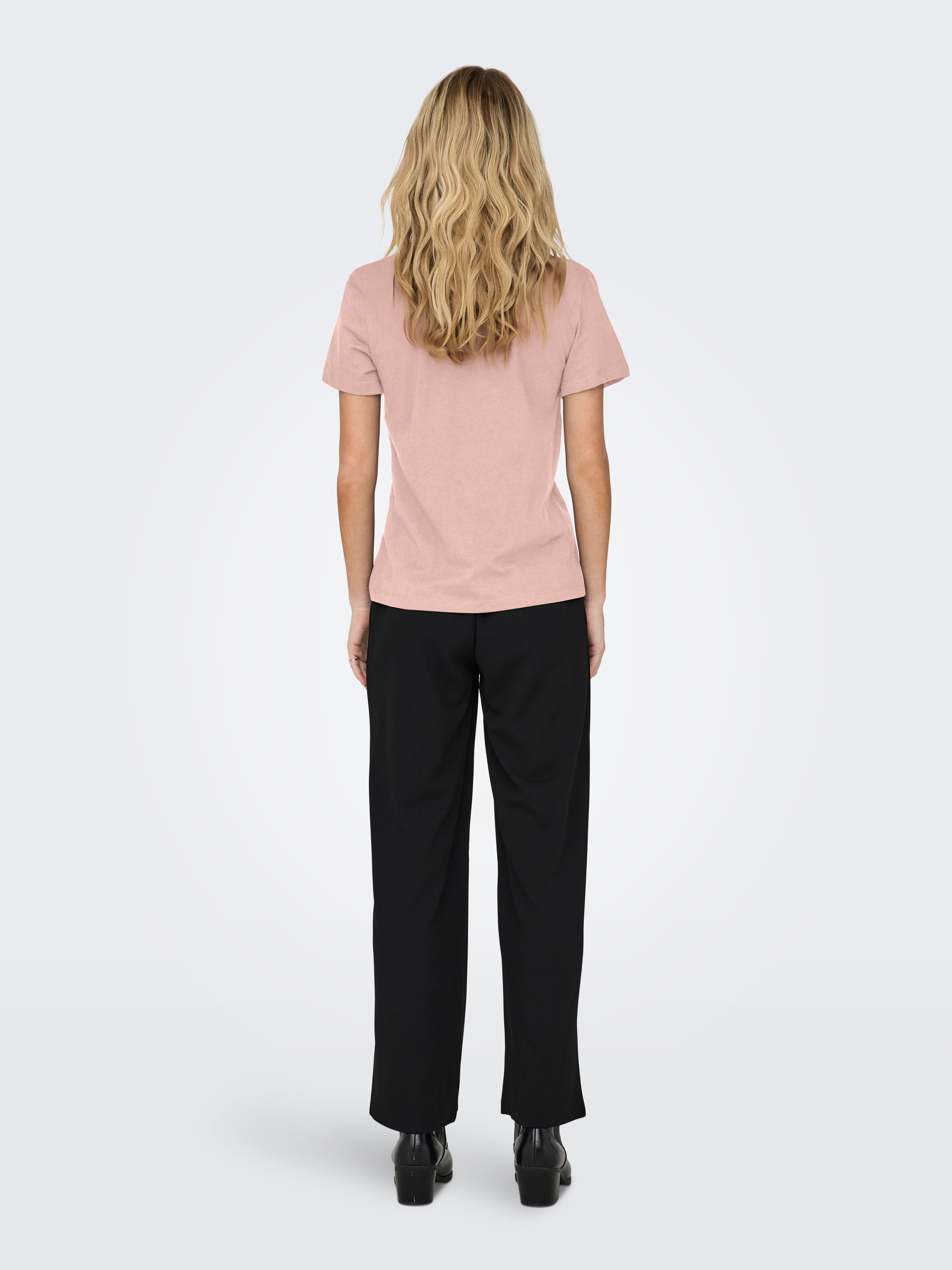 ONLY Kurzarmshirt ONLKITA LIFE REG S/S MIX TOP CS JRS EX. Baumwolle, regula günstig online kaufen