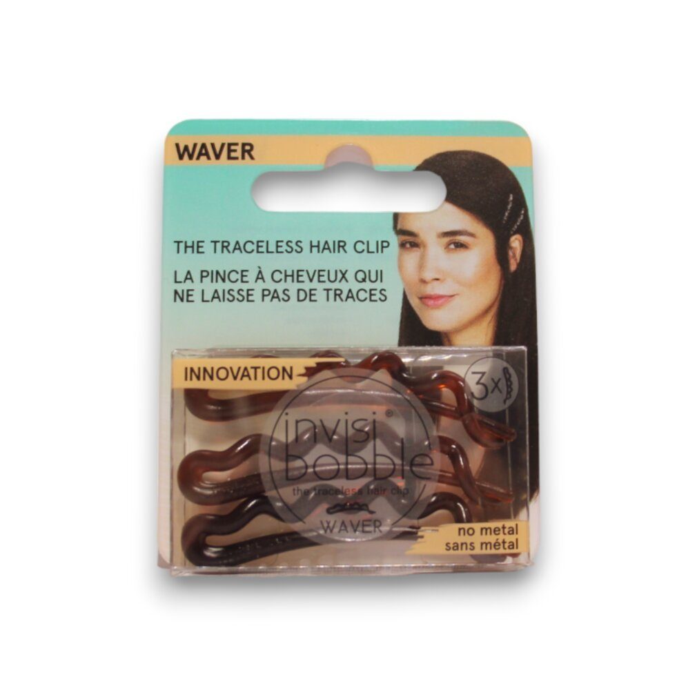 invisibobble Haarklammer Wellen Haarspange Pretty Dark 3 Stück