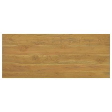 vidaXL Fächerschrank Wand-Badschrank 110x45x30 cm Teak Massivholz (1-St)