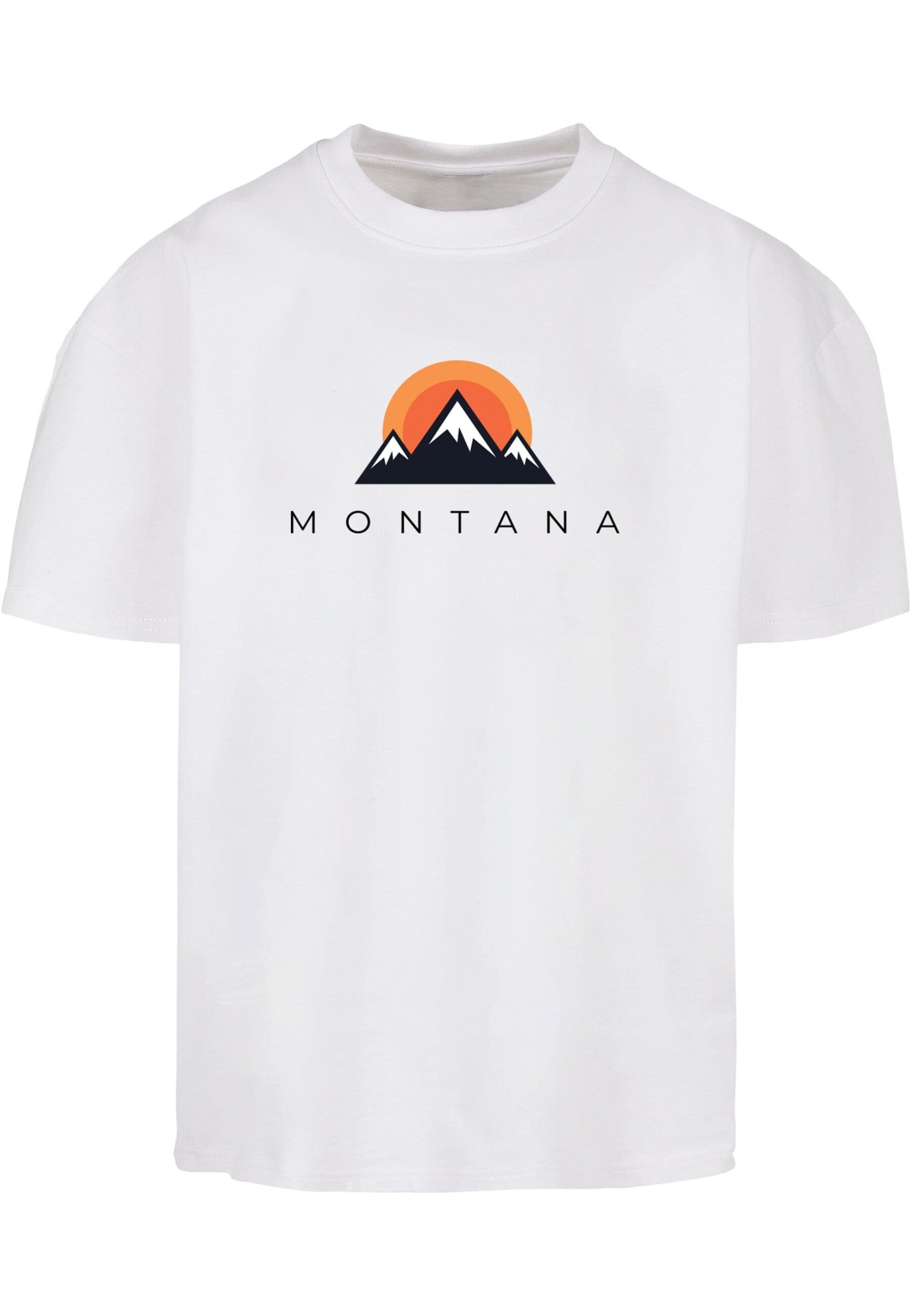 Merchcode T-Shirt Herren Montana Ultra Heavy Cotton Box T-Shirt (1-tlg)