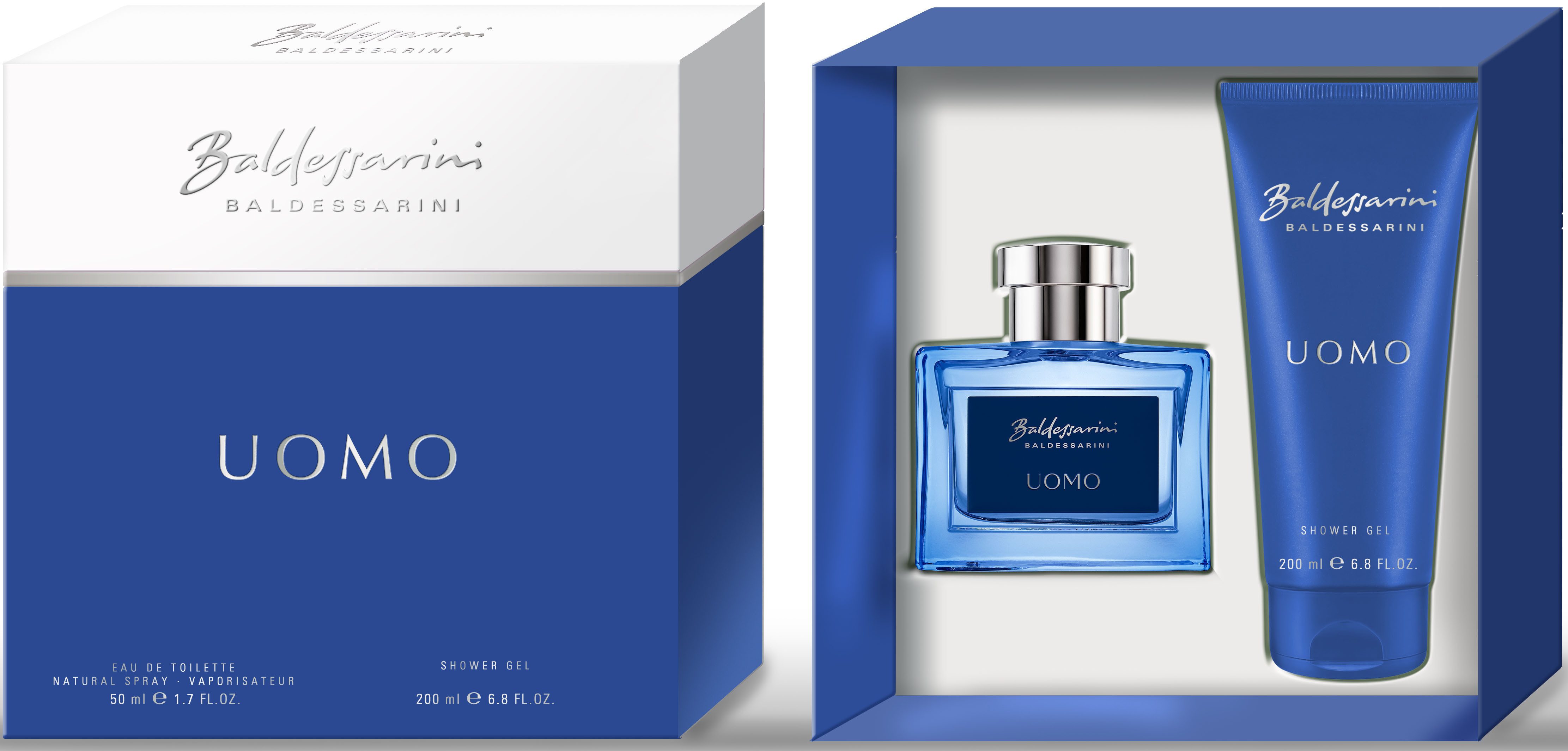 BALDESSARINI Duft-Set Uomo Duo Set, 2-tlg., mit männlich markantem Touch
