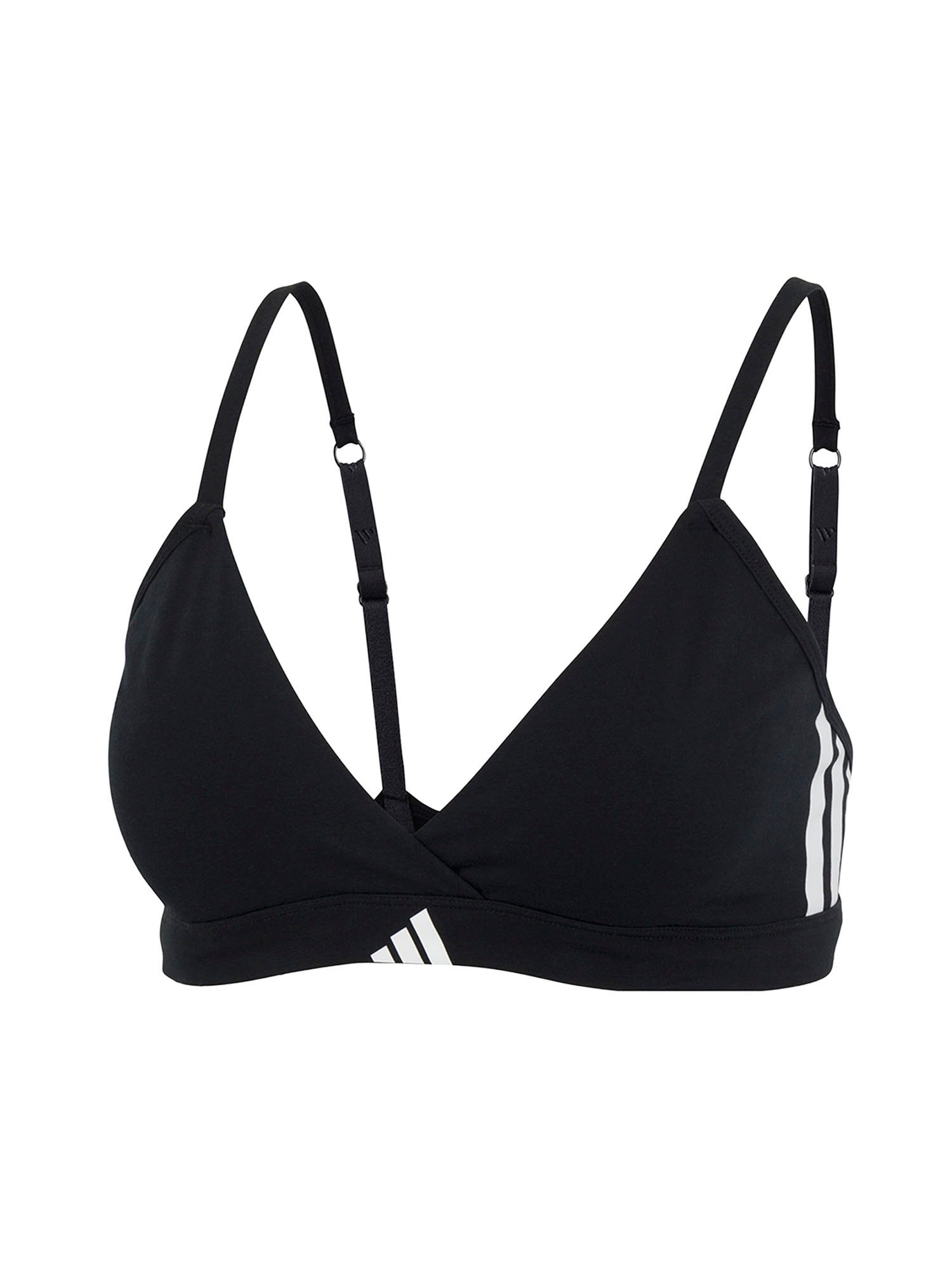 Bralette Sport Active Essentials Cotton 3 Stripes