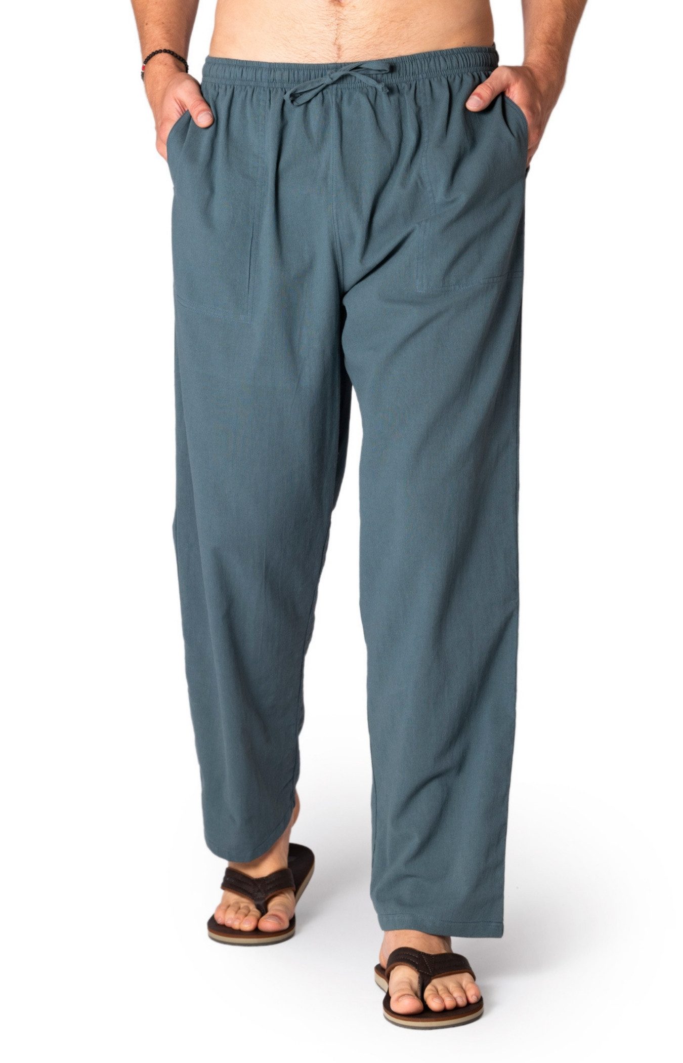 Stoffhose Bundhose 'K' bequeme Unisex Stoffhose aus 100% Baumwolle für Damen