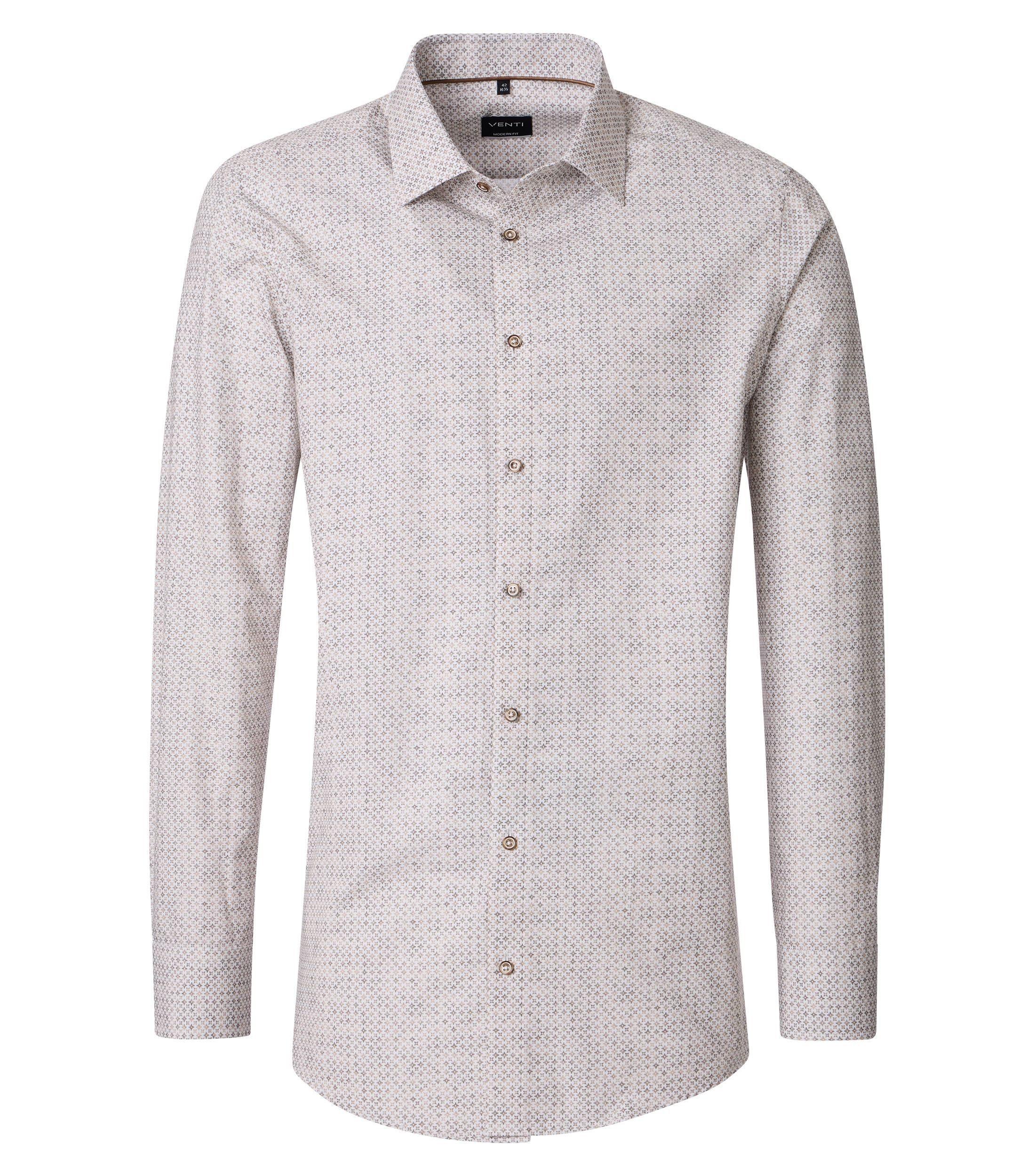 VENTI Businesshemd VENTI Businesshemd Langarm Print