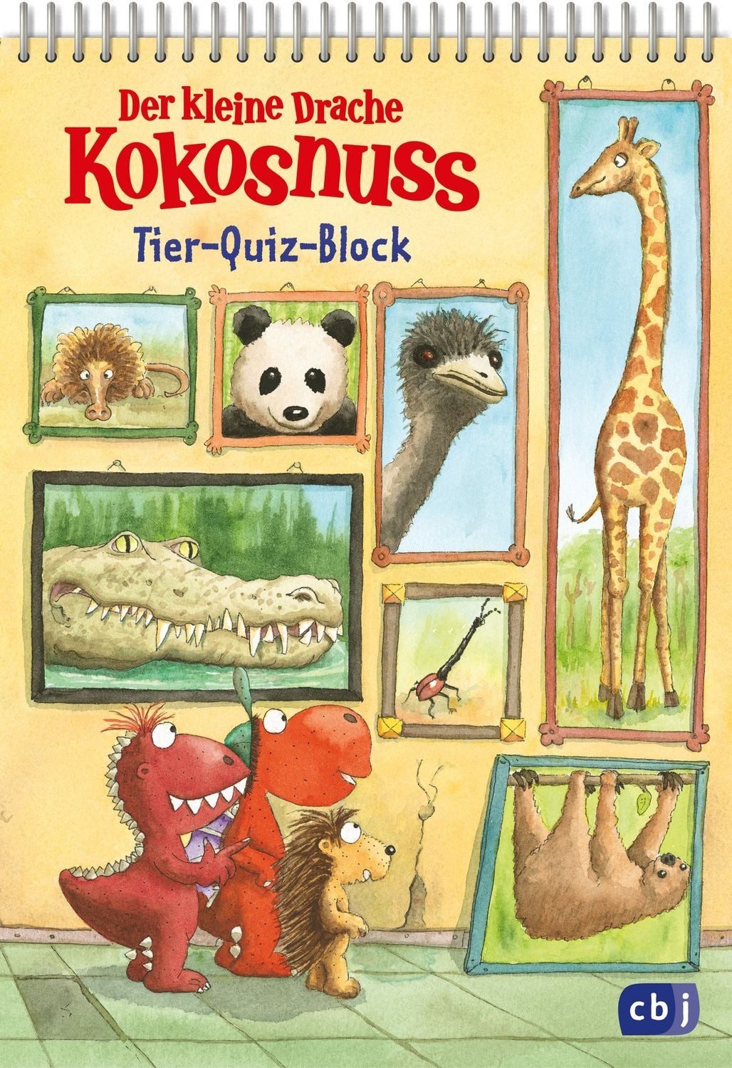 Der kleine Drache Kokosnuss - Quizblock Tiere / Ingo Siegner