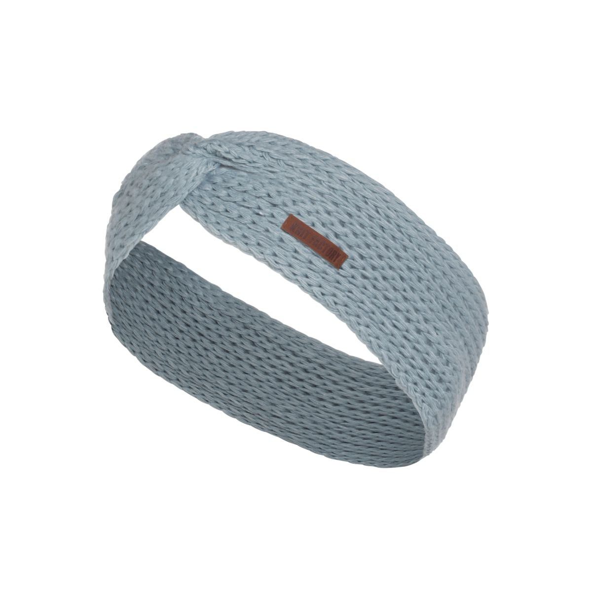 Joy Stirnband One (1-St) Factory Stirnbänder Strickartikel Glatt Strickware Size Stonegreen Stirnband Green Knit Stone