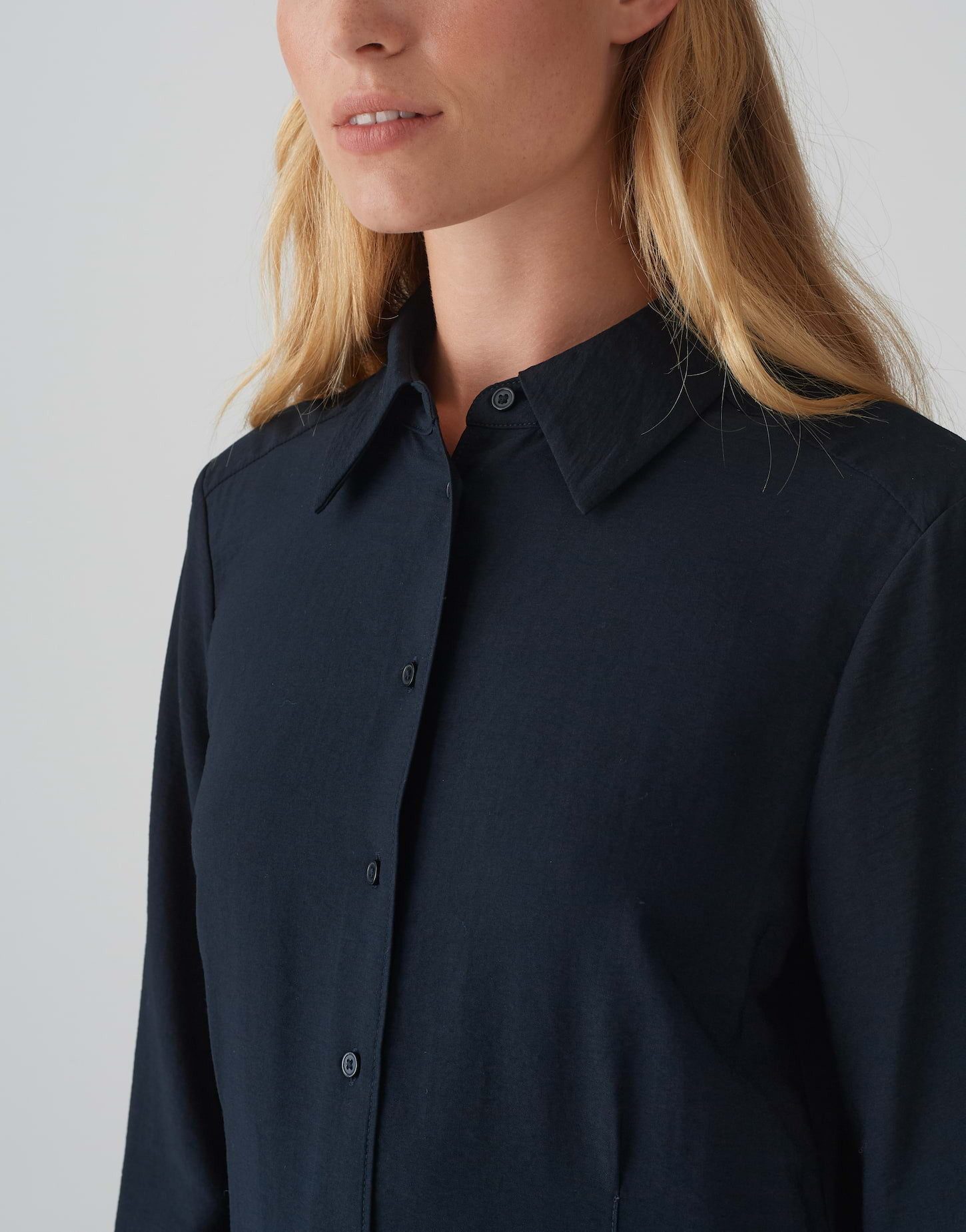 OPUS Hemdbluse Hemdbluse FANITA Slim aus Viskose Mix