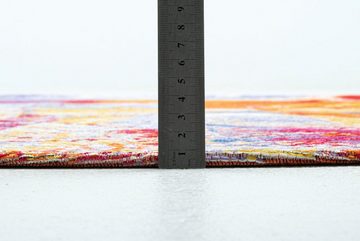 Teppich Keitum 013, Sansibar, rund, Höhe: 3 mm, Flachgewebe, modernes Design
