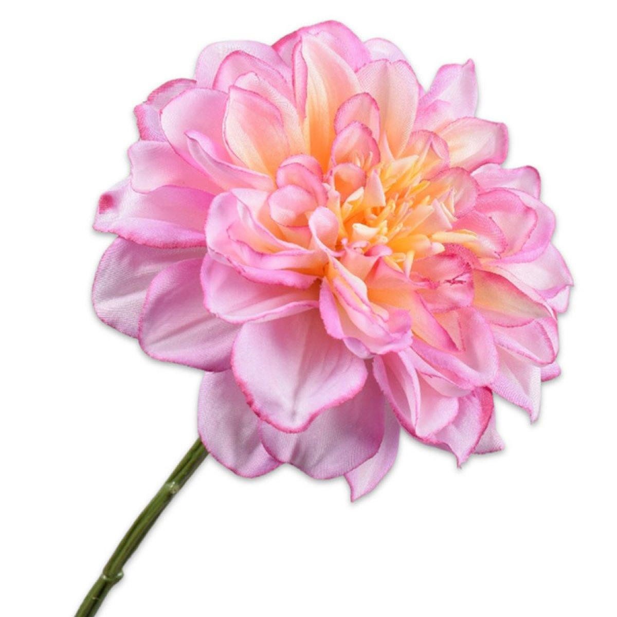 Künstliche Zimmerpflanze Seidenblume Dahlie Rosa (68cm), SILK-KA