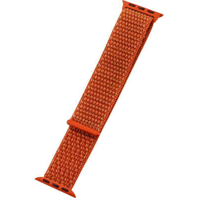 Peter Jäckel Smartwatch-Armband Armband 22mm Nylon Orange