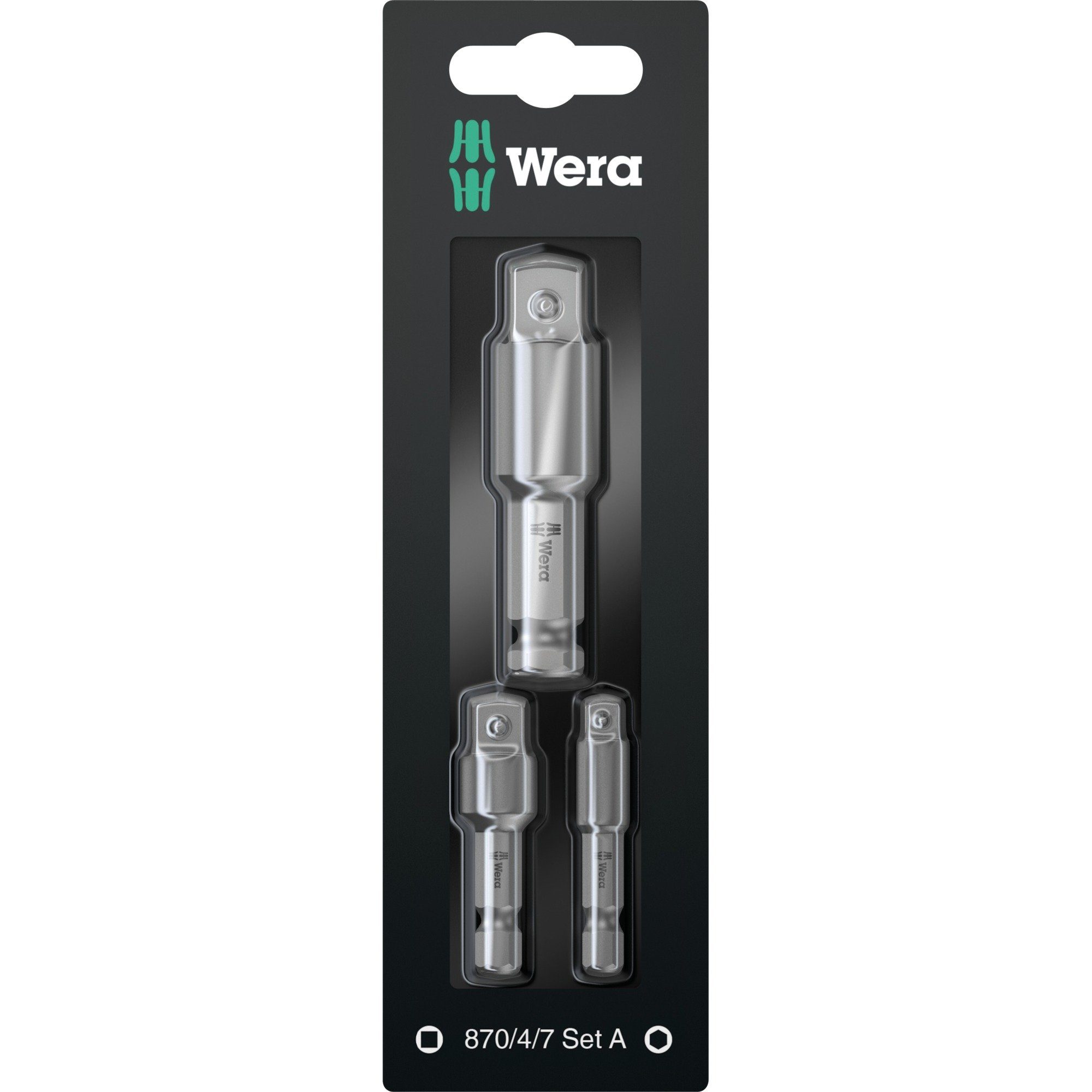Wera Steckschlüssel Wera Steckschlüssel Adapter-Satz 870/4/7 Set A SB