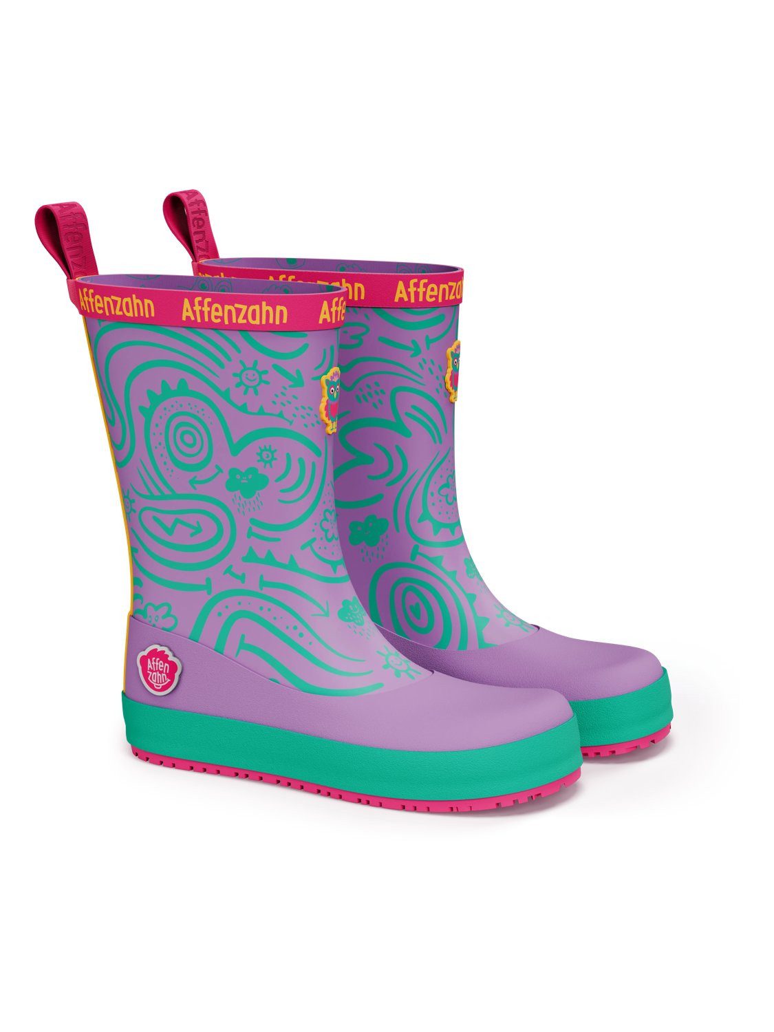 Affenzahn Vegan Plashy Gummistiefel nach Barfußschuhprinzip