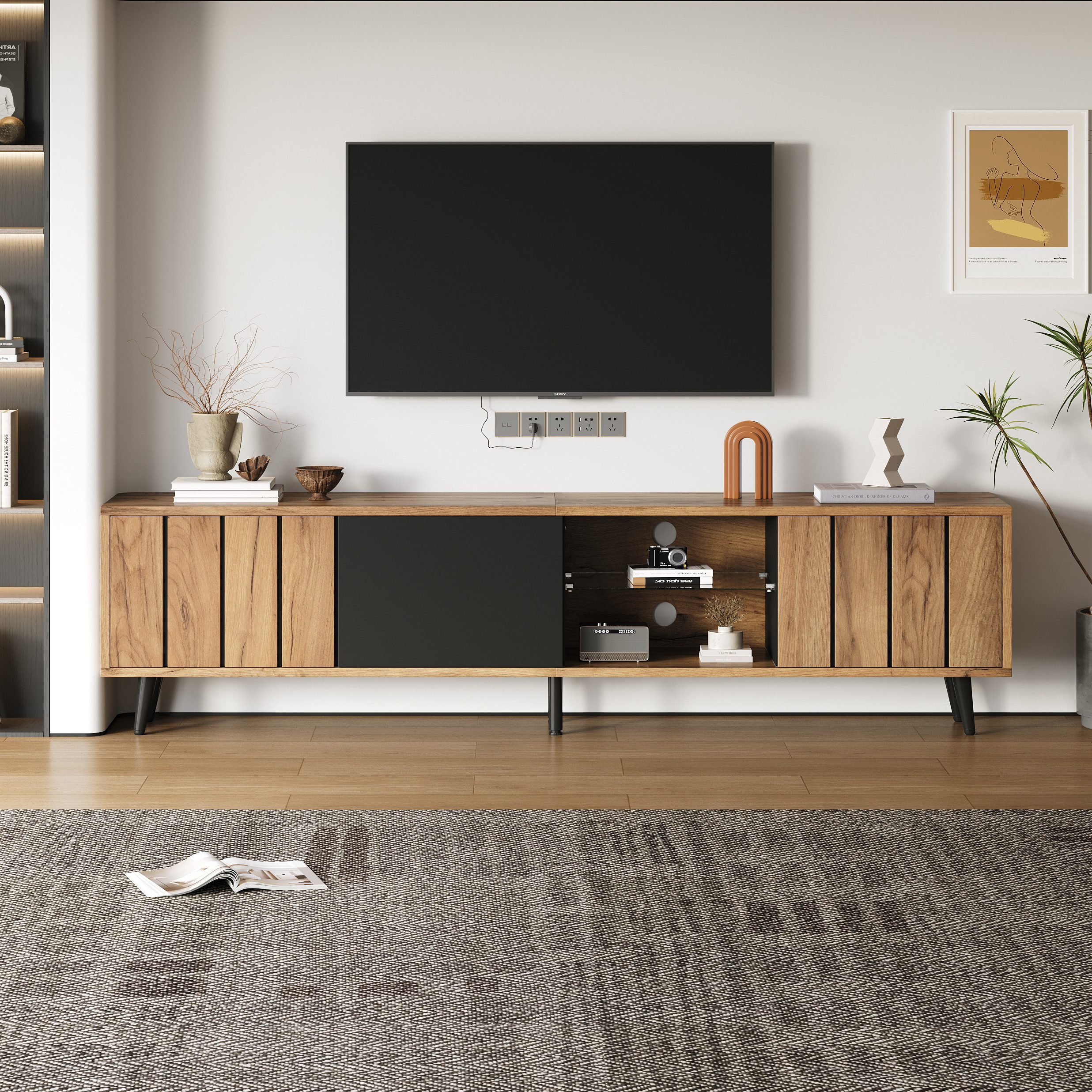 TV-Schrank Lowboard Fernsehschrank