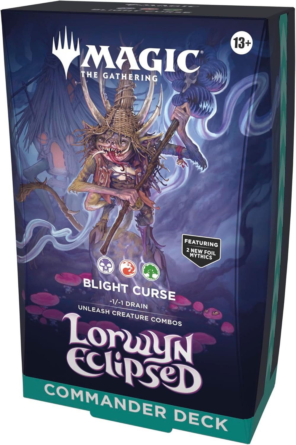 Magic the Gathering Sammelkarte Lorwyn Eclipsed Commander Deck Set Englisch, Includes Blight Curse and Dance of the Elements