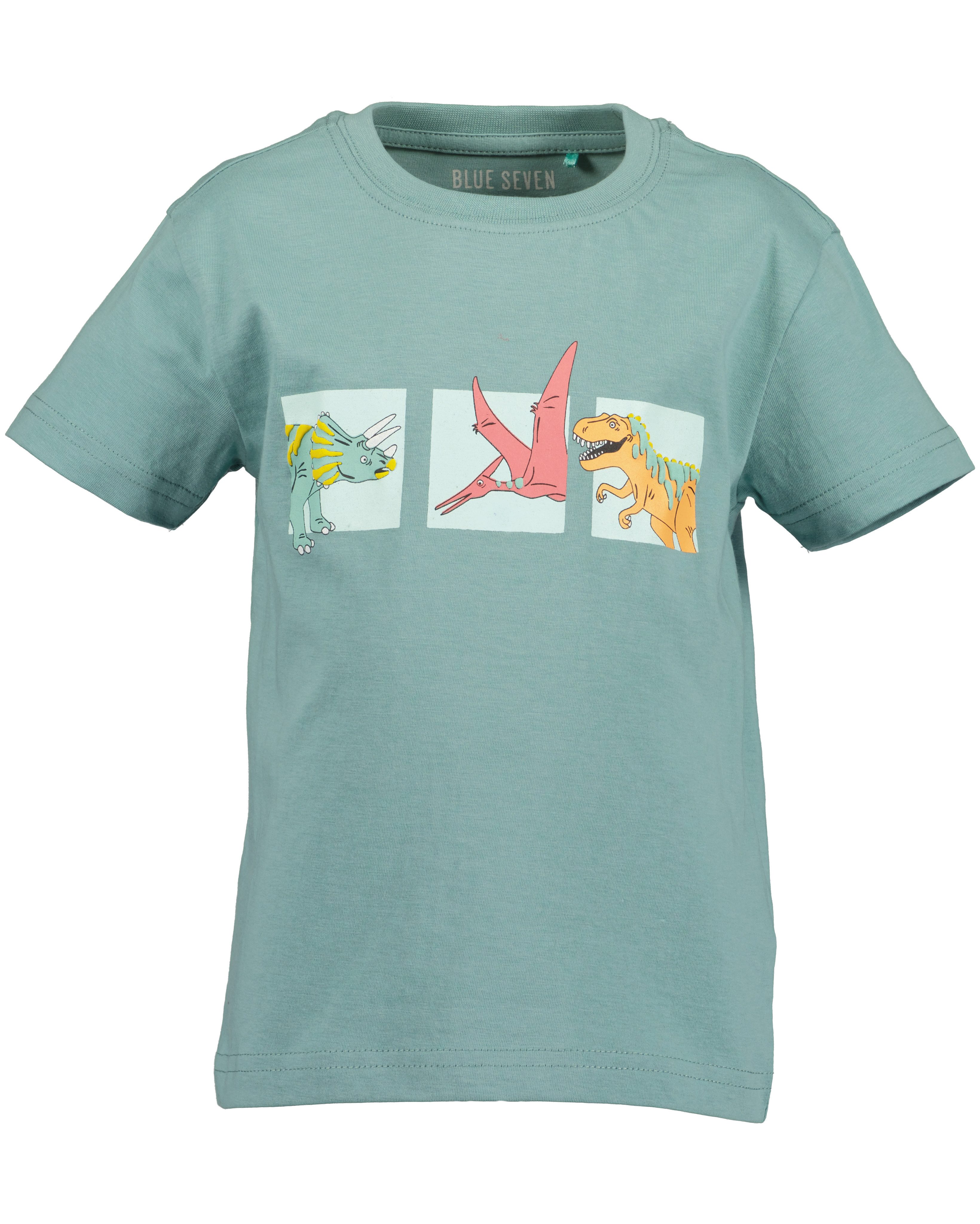 Blue Seven T-Shirt Basic-Schnitt, ohne Verschluss, bedruckte und unifarbene Optik