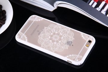 König Design Handyhülle Apple iPhone 8 Plus, Apple iPhone 8 Plus Handyhülle Backcover Weiß