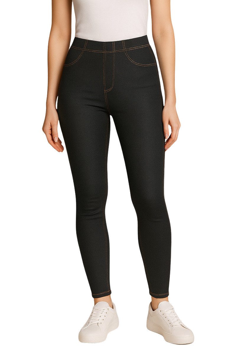 dy_mode Thermoleggings Damen Thermo-Leggings in Jeans-Optik günstig online kaufen