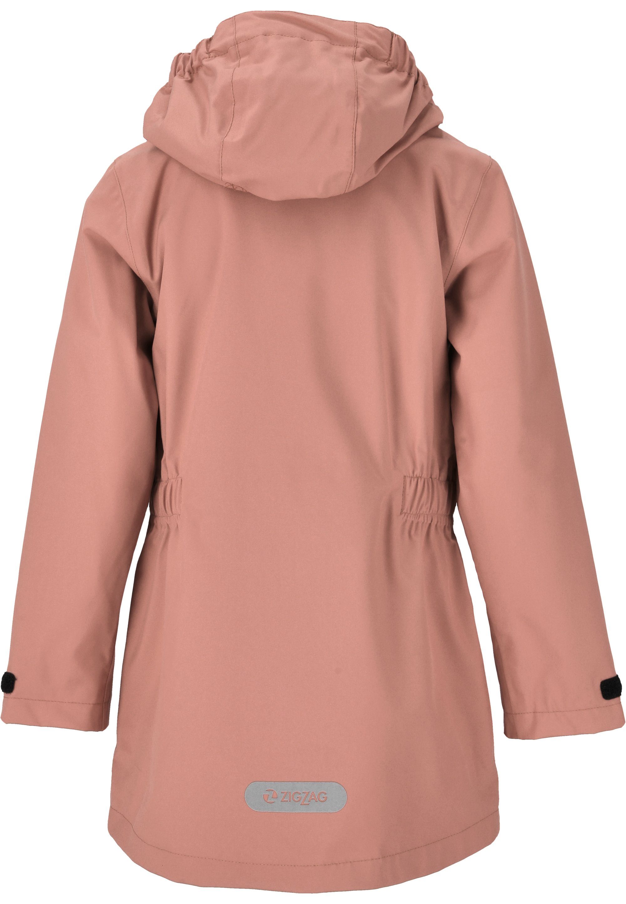 rosa Outdoorjacke 5.000 Wassersäule ZIGZAG mm mit Rubina