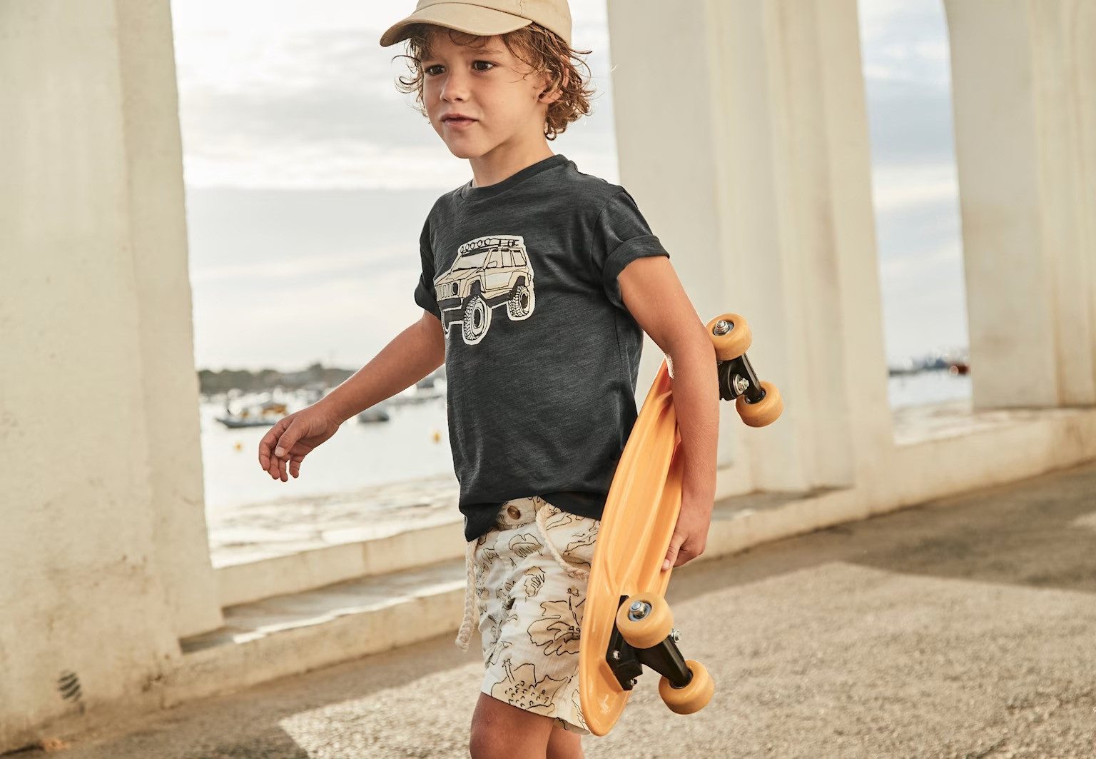 Mayoral Print-Shirt Jungen T-Shirt mit Geländefahrzeug-Print (303125)