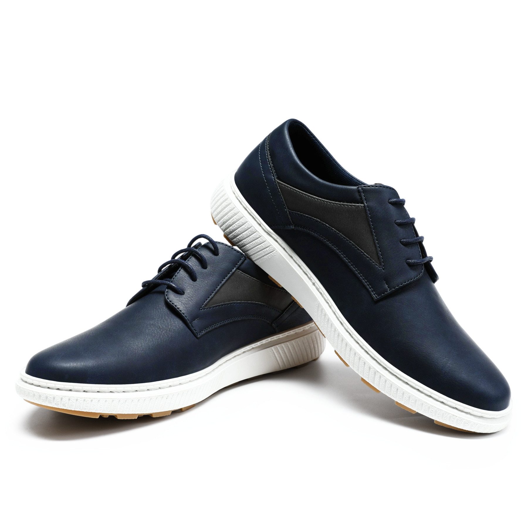 Allthemen Schnürschuh Herren Halbschuhe Kontrastfarben casual Freizeitschuh Sneaker