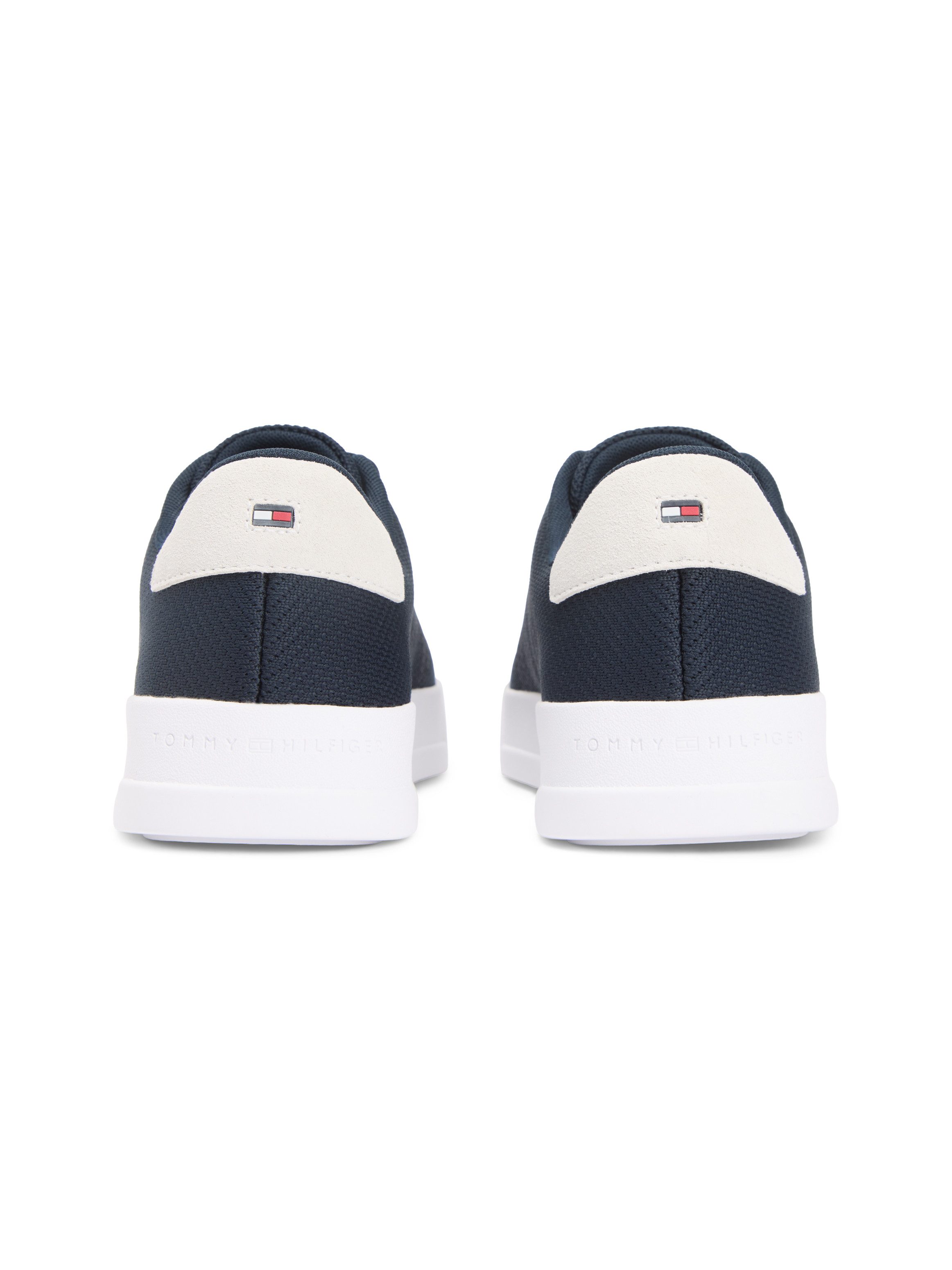Tommy Hilfiger TH COURT KNIT Slip-On Sneaker Freizeitschuh, Halbschuh, Schlüpfschuh in modischer Strick-Optik