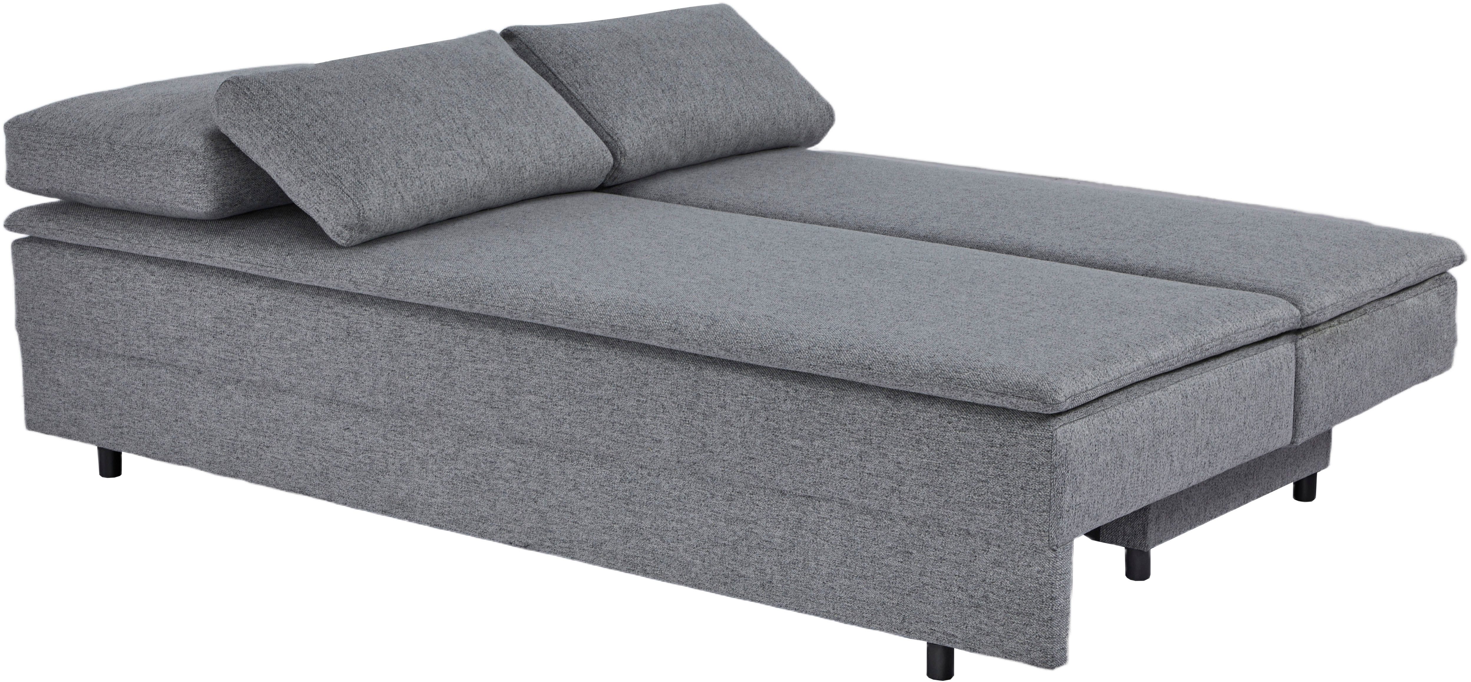 OTTO home Schlafsofa JANNIKO Feinstruktur, Breite: 193 cm, Liegefläche 124x193 cm, mit Bettfunktion & Bettkasten, Matten-Polsterung – Bild 2 von 5