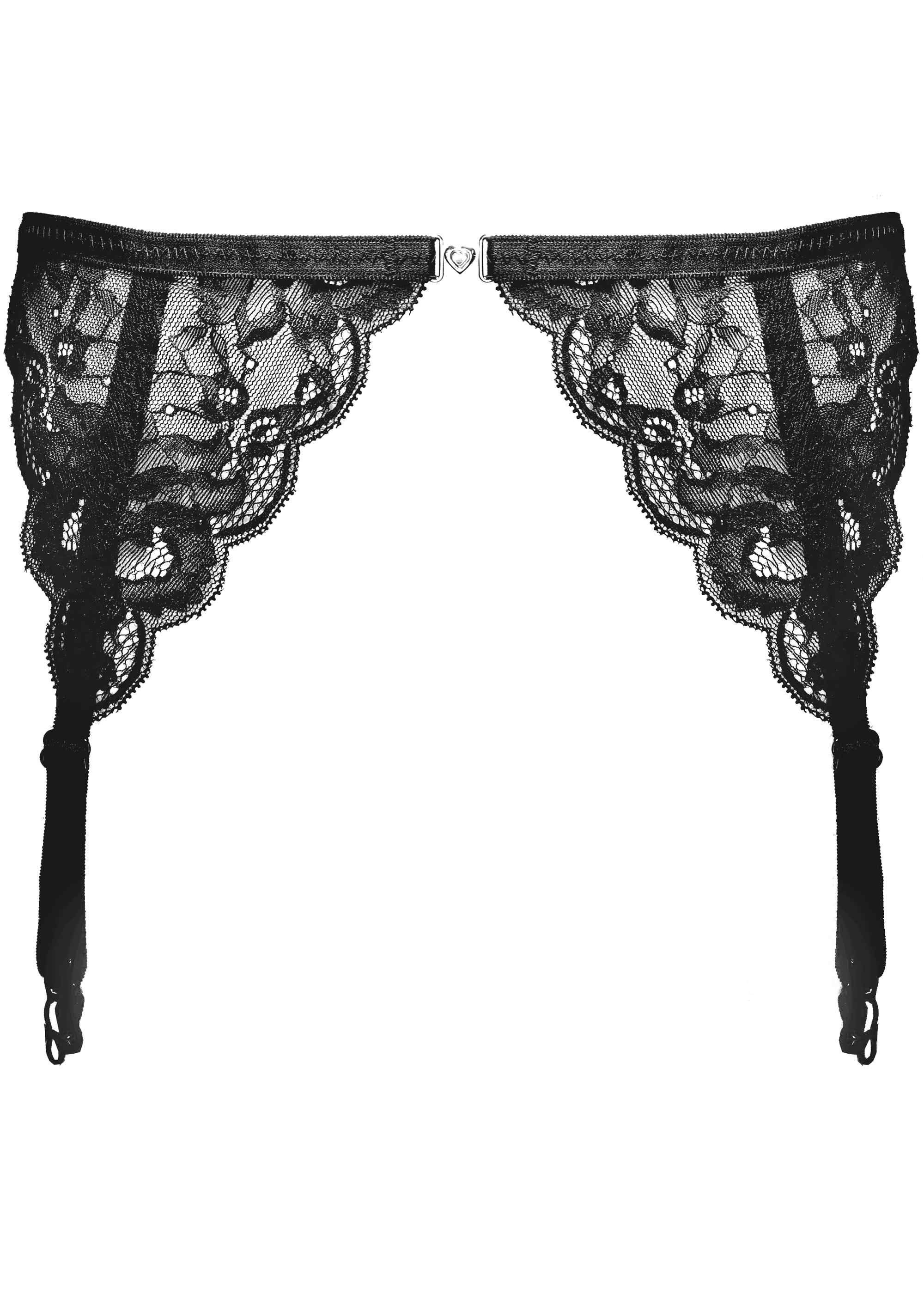 Strumpfhalter Secrets Strumpfgürtel schwarz S-L