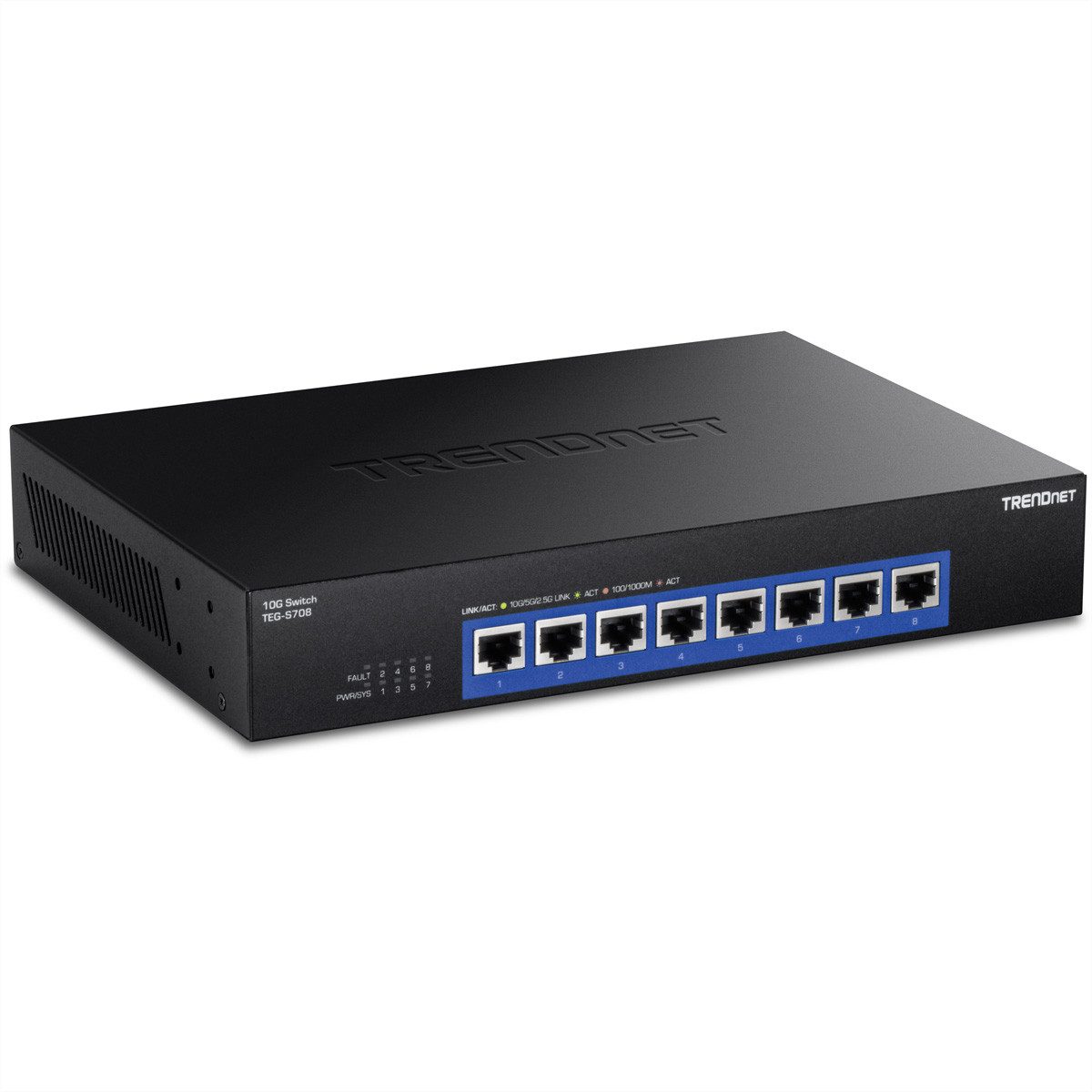 Trendnet TEG-S708 8-Port 10G Switch Netzwerk-Switch