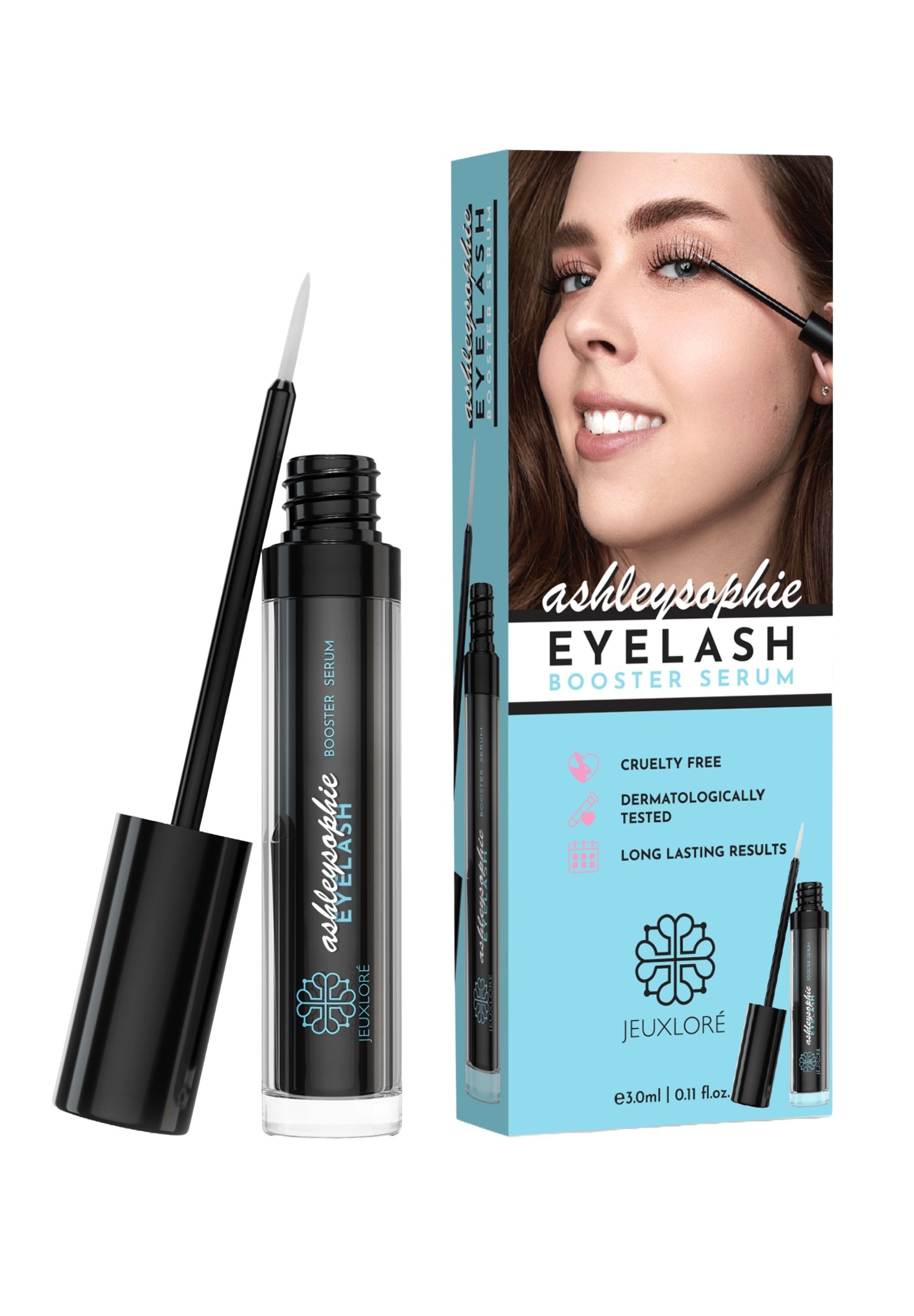 Jeuxloré Wimpernserum Ashleysophie Lash, Intensive Wimpernpflege für längere Wimpern