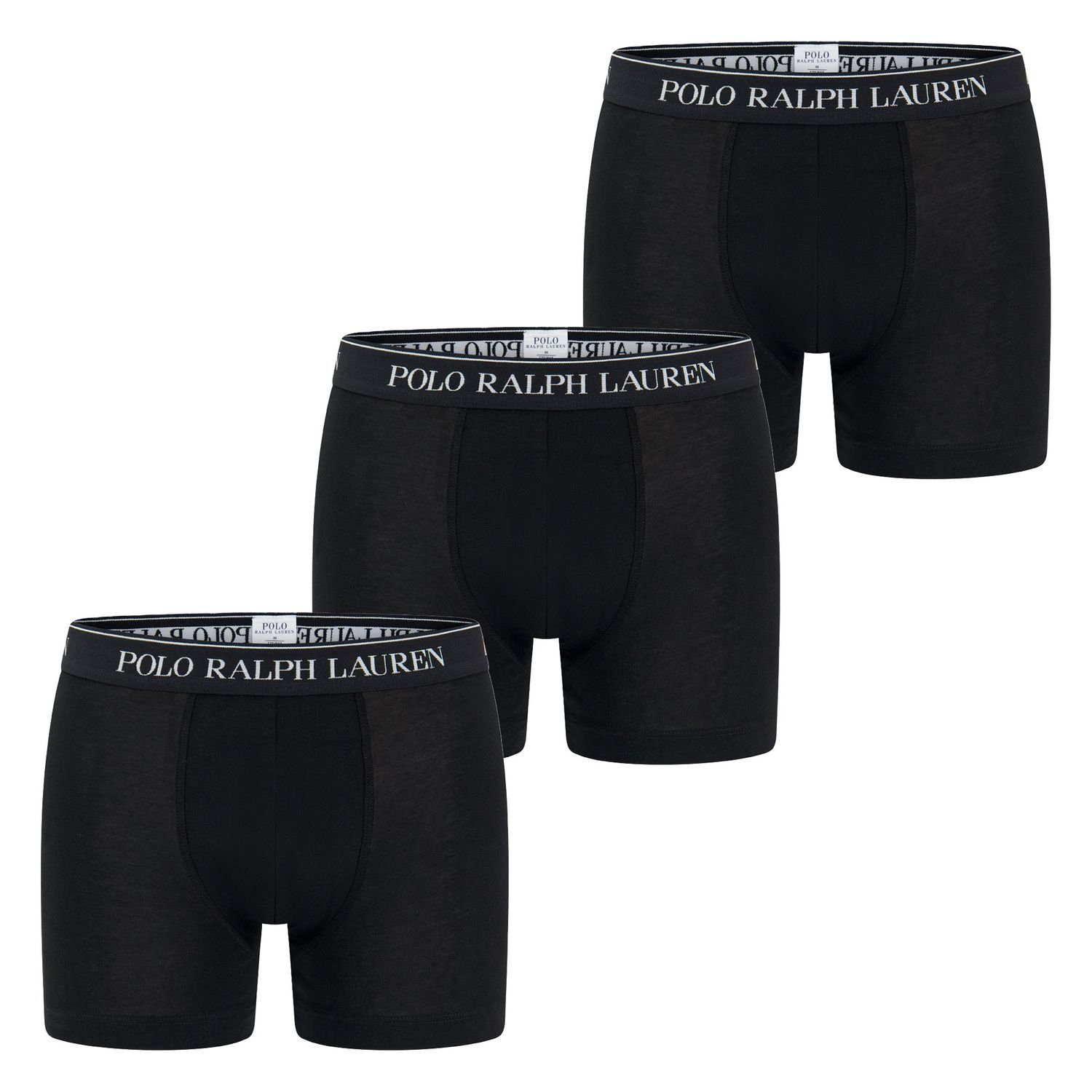 Polo Ralph Lauren Boxershorts CLASSIC TRUNK 3er Pack (3-St) mit Logo Webbund 3PK POLO BLK/POLO BLK/POLO BLK 002